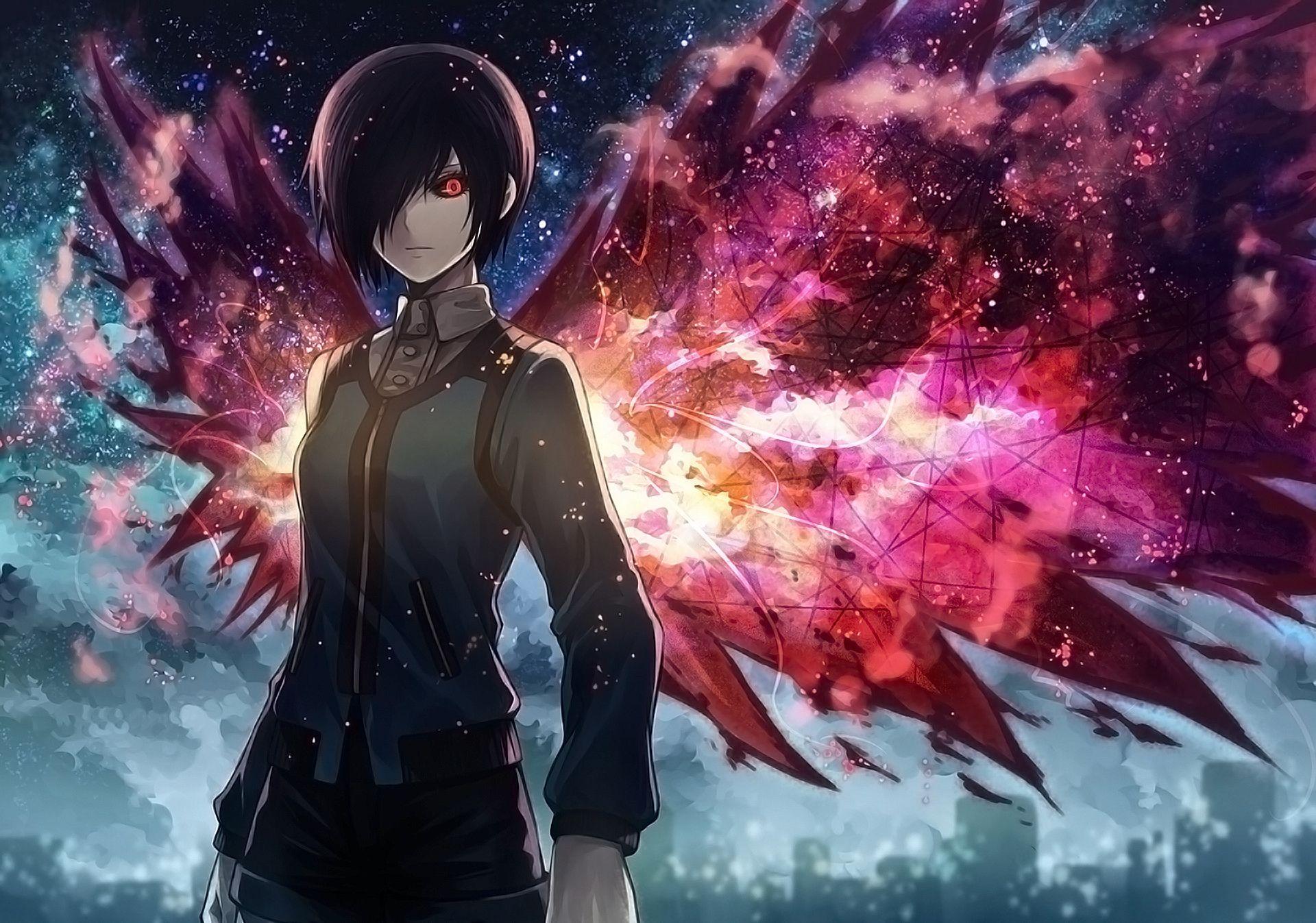 Touka and kaneki 