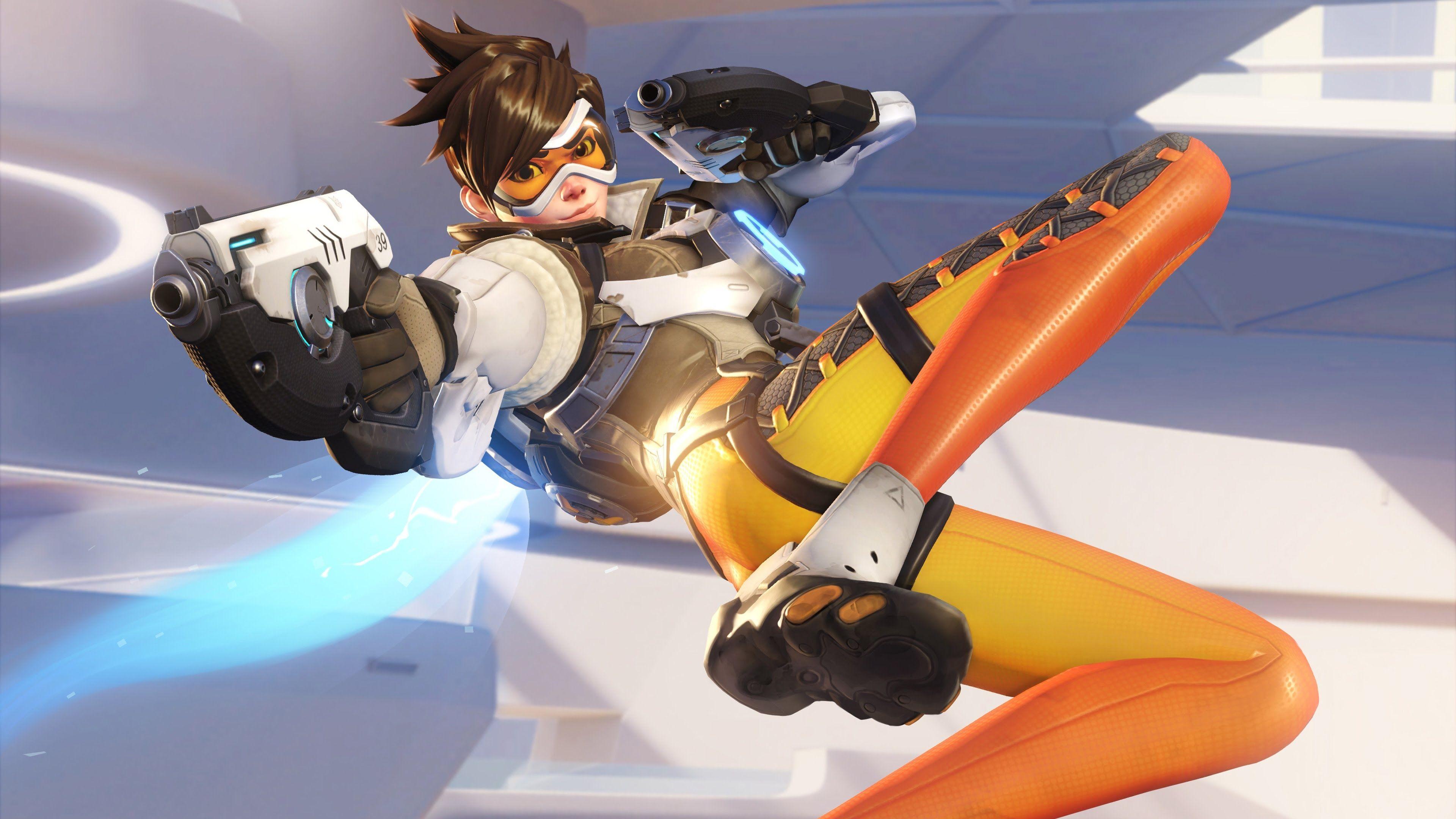 Tracer In Overwatch, HD wallpaper