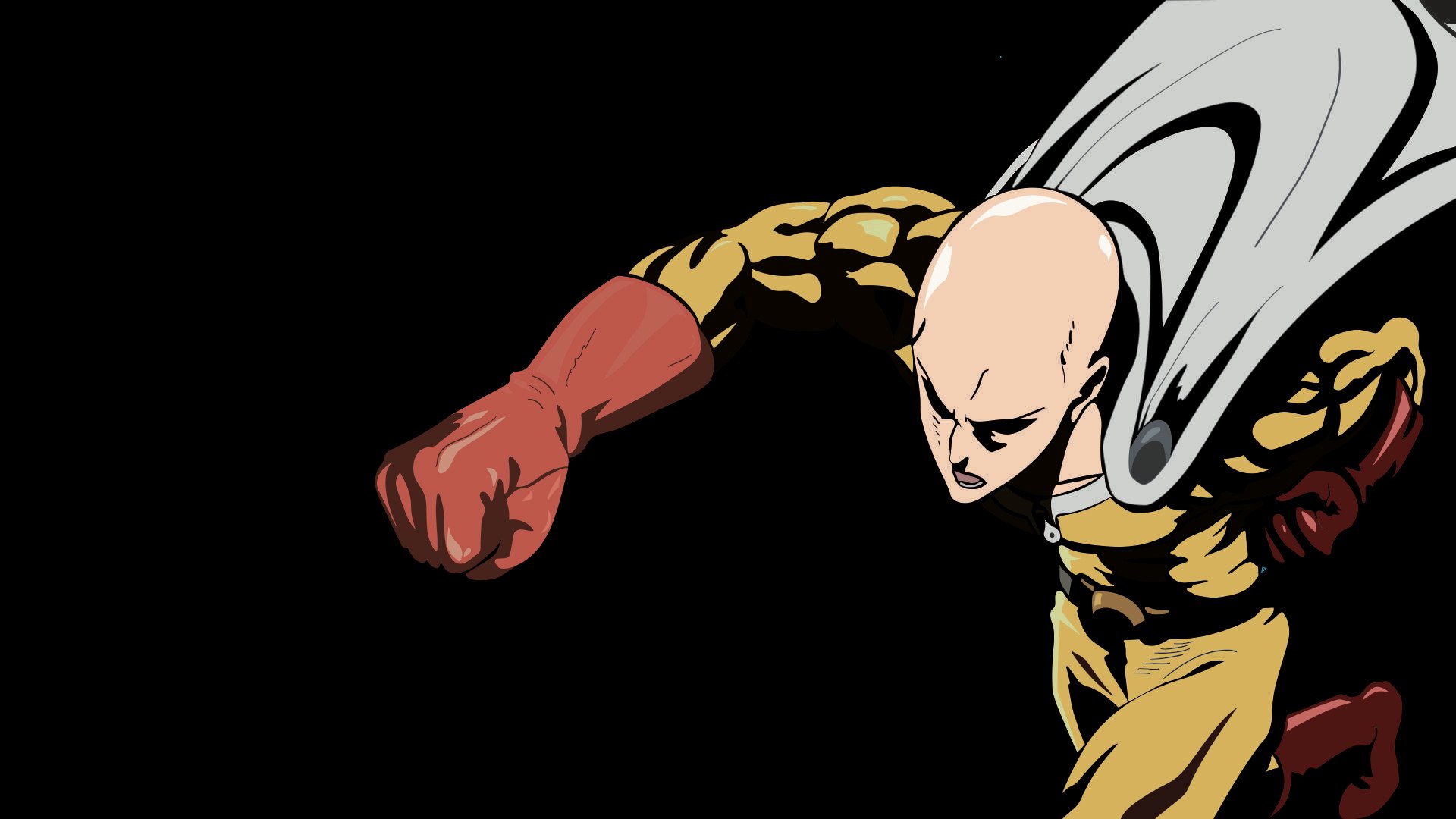 Realistic one punch man, 4k, high detailed