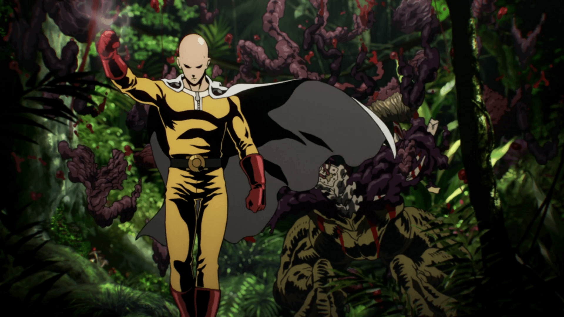 One Punch Man Desktop Wallpaper 4K