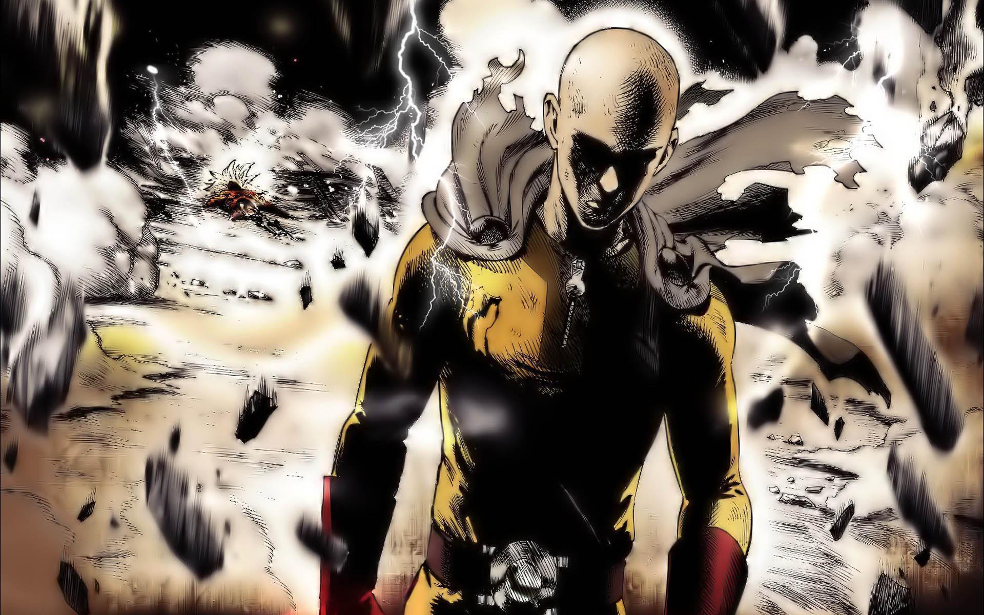 Anime One-Punch Man Saitama (One-Punch Man) Wallpaper