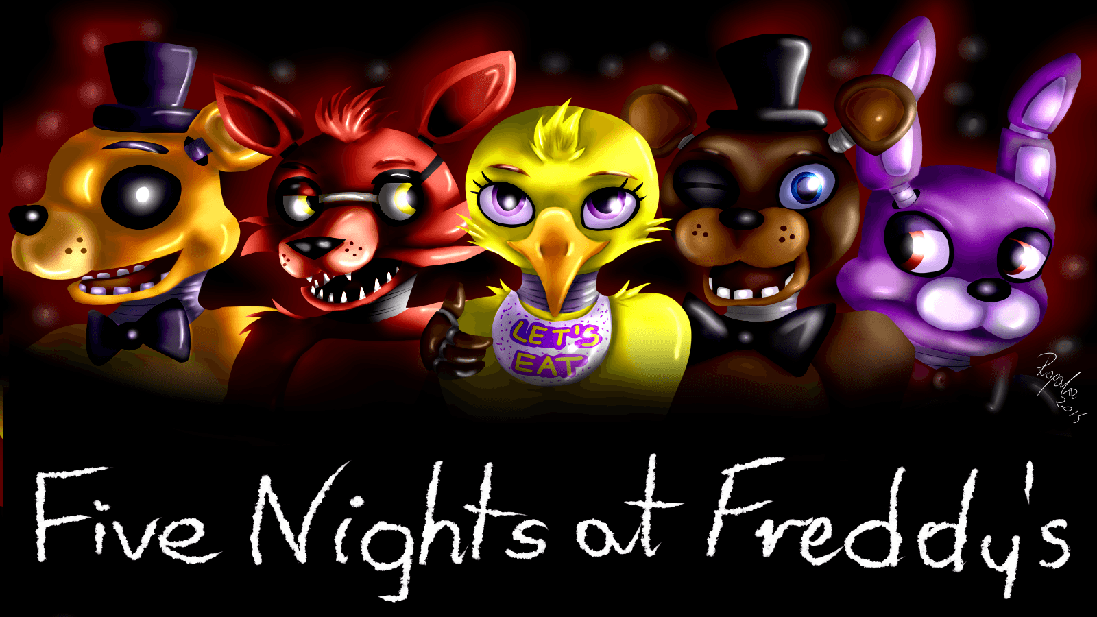 Five Nights at Freddy&Wallpapers by DarkFireOmega