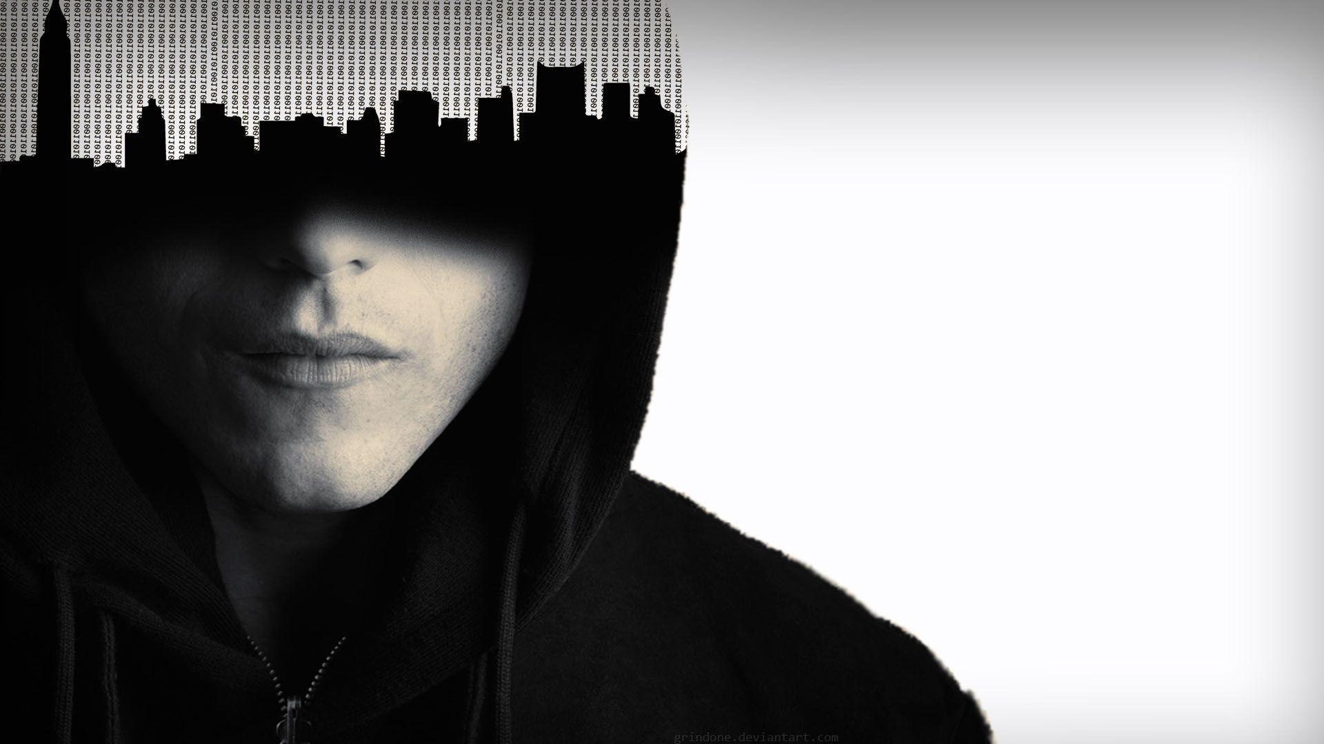 Wallpaper The series Mr. Robot on the desktop / interface