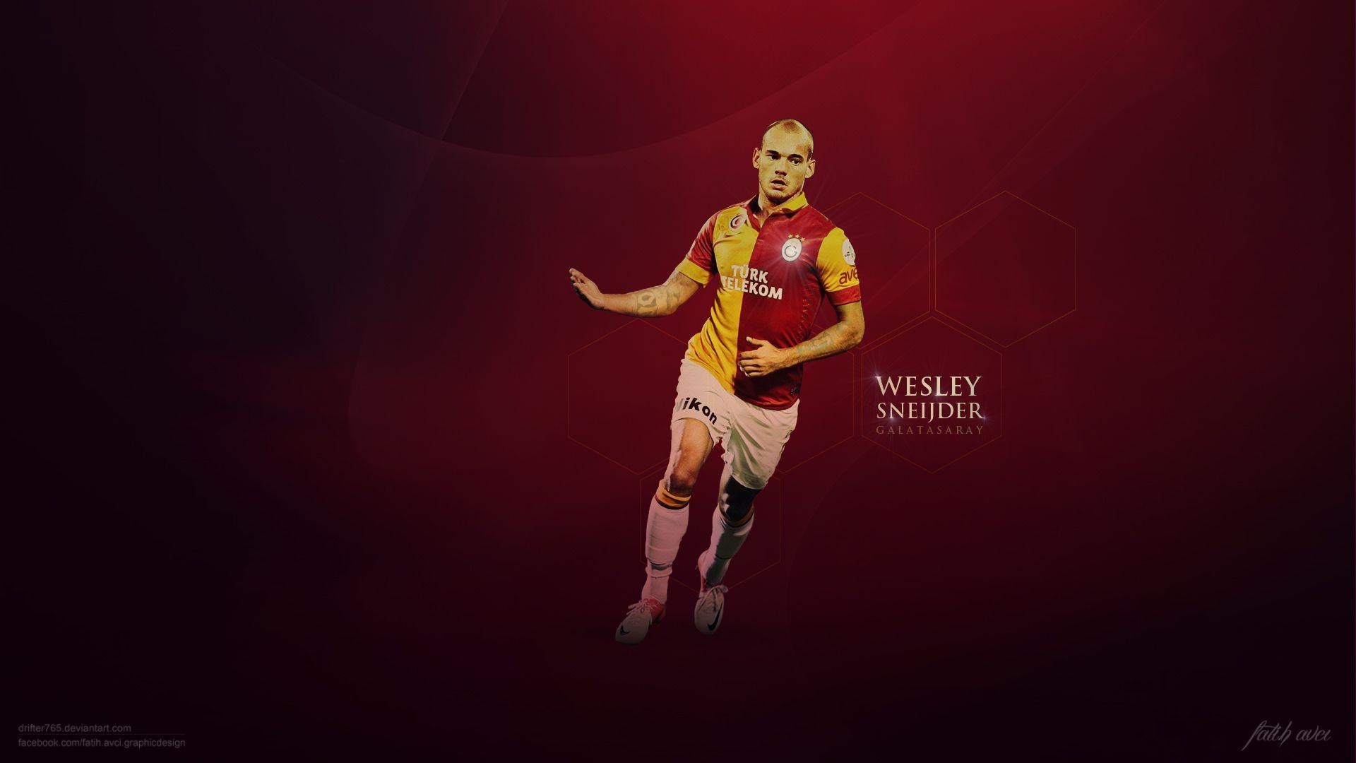 Download wallpapers Wesley Sneijder, 4k, soccer, footballers