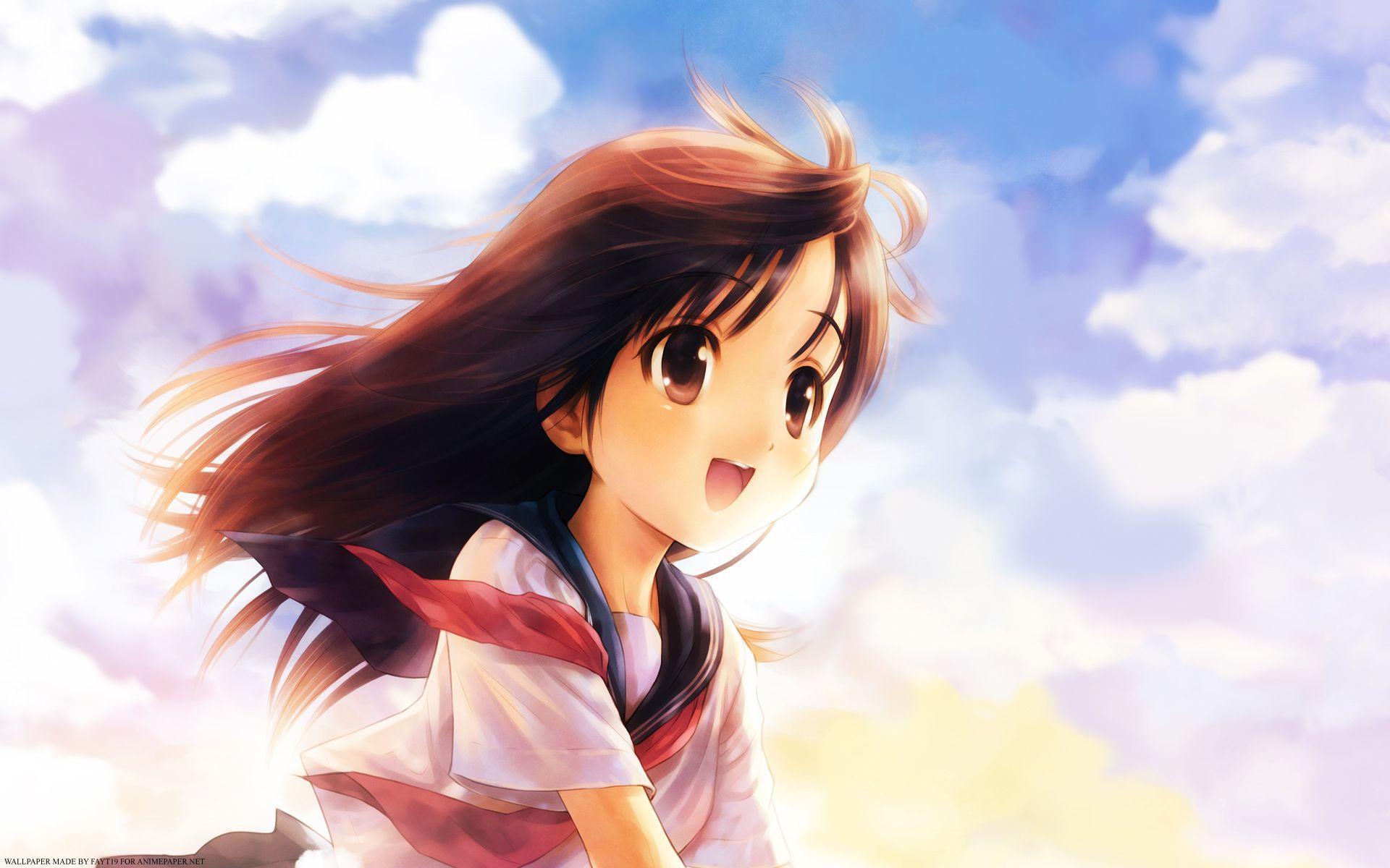 Anime Girl Wallpaper HD. Wallpaper, Background, Image, Art