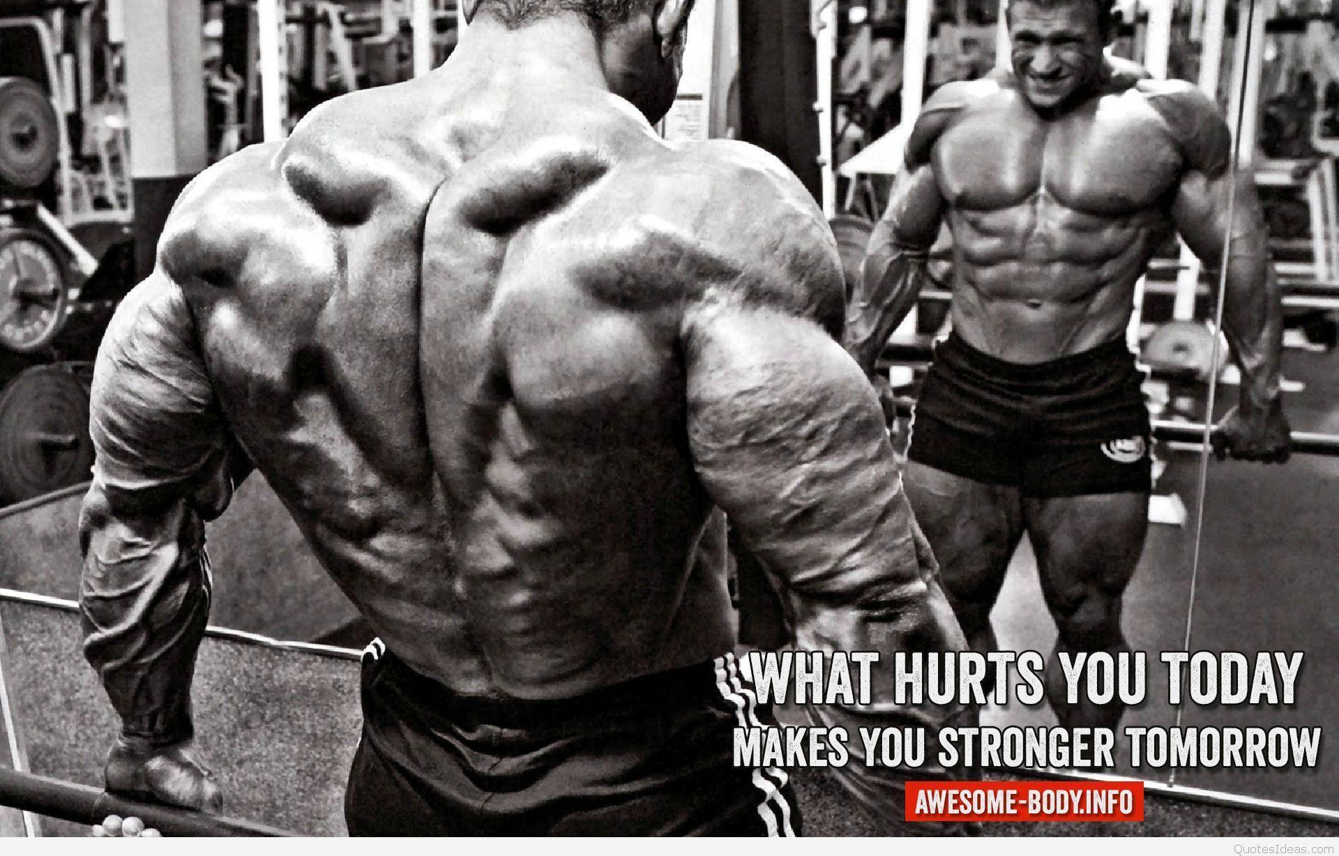 image bodybuilding quotes with wallpaper