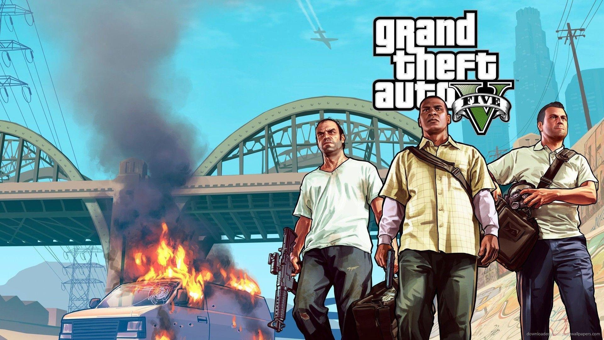 High Resolution Grand Theft Auto GTA 5 Wallpaper 1920×1080 Full