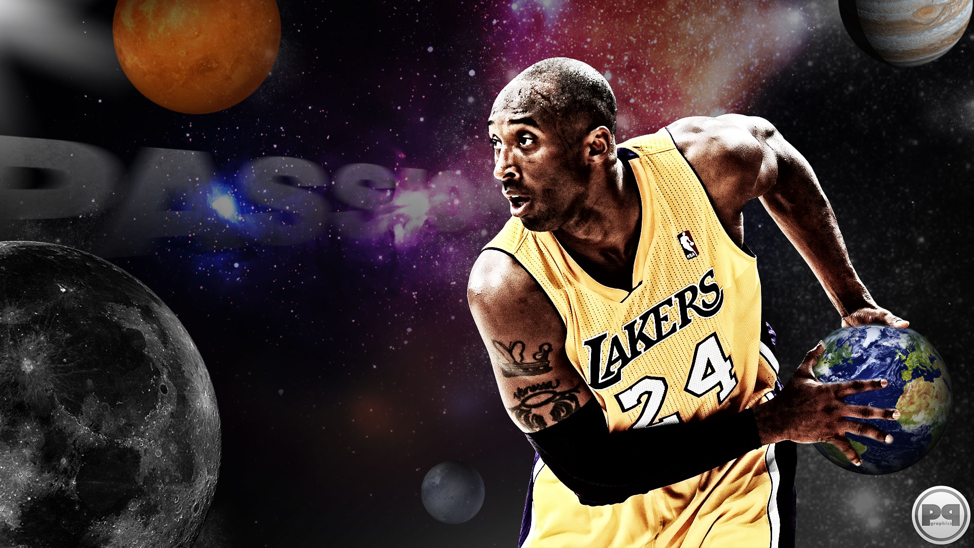 Kobe Bryant Earth Basketball 1920×1080 Wallpaper