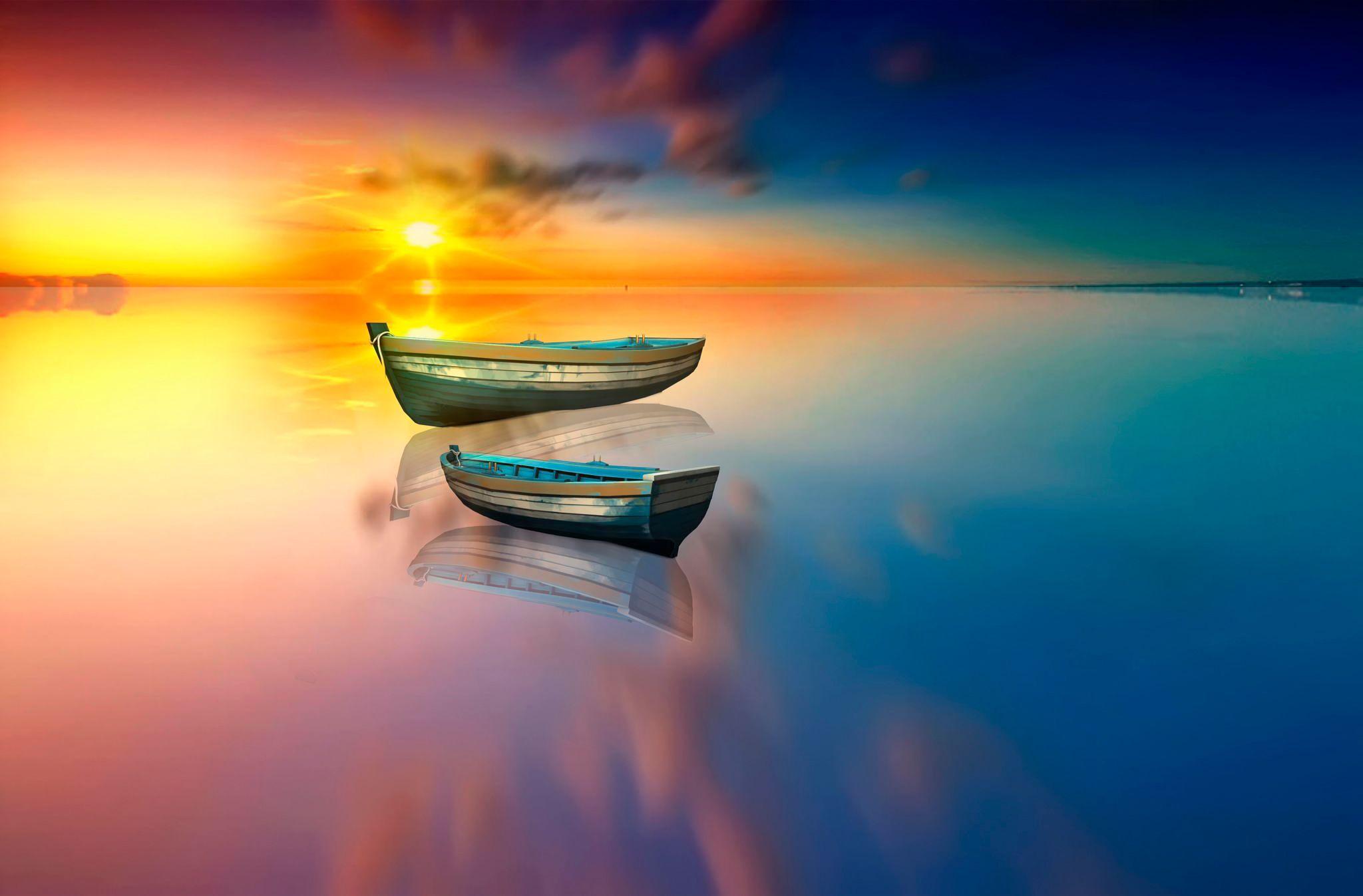 nature magic, boat, sunset, true life, beautiful, colored, picture