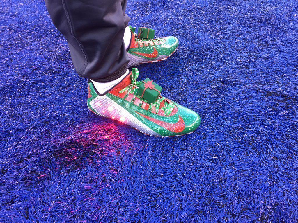 Odell Beckham Jr. Has Cleats That Actually Light Up for Christmas