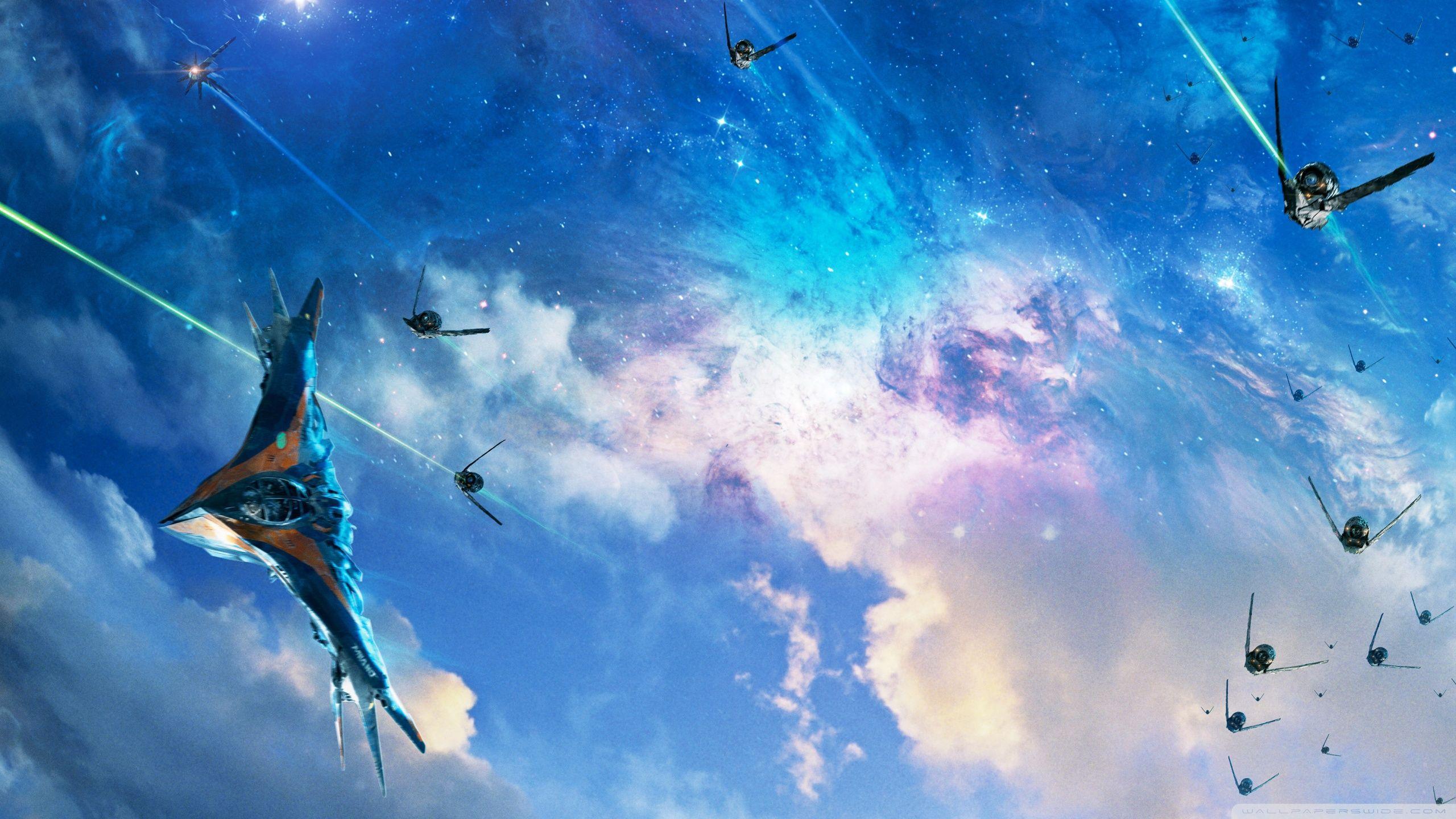 Guardians Of The Galaxy Spaceships HD desktop wallpaper