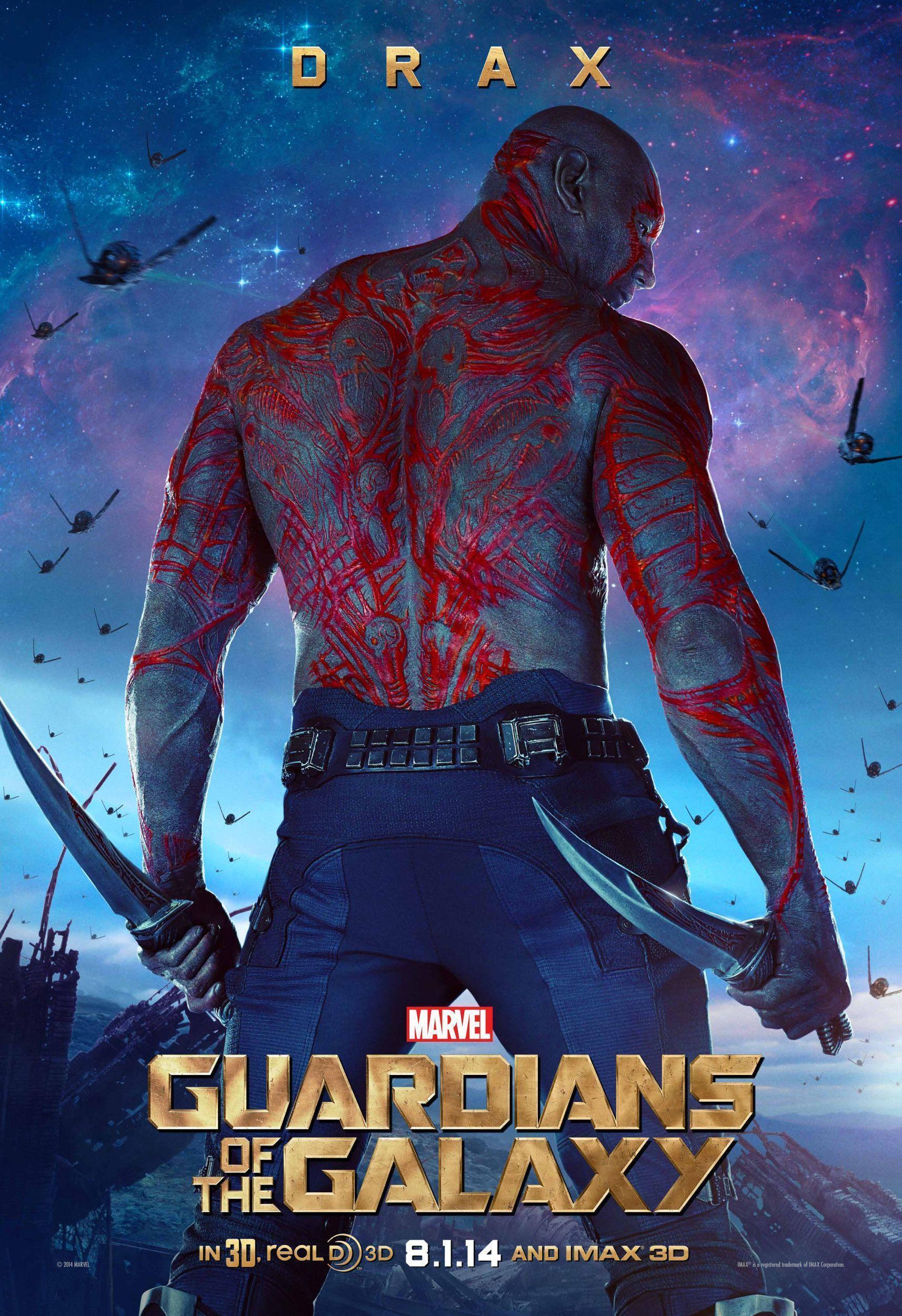 Drax from Marvel's Guardians of the Galaxy Desktop Wallpaper