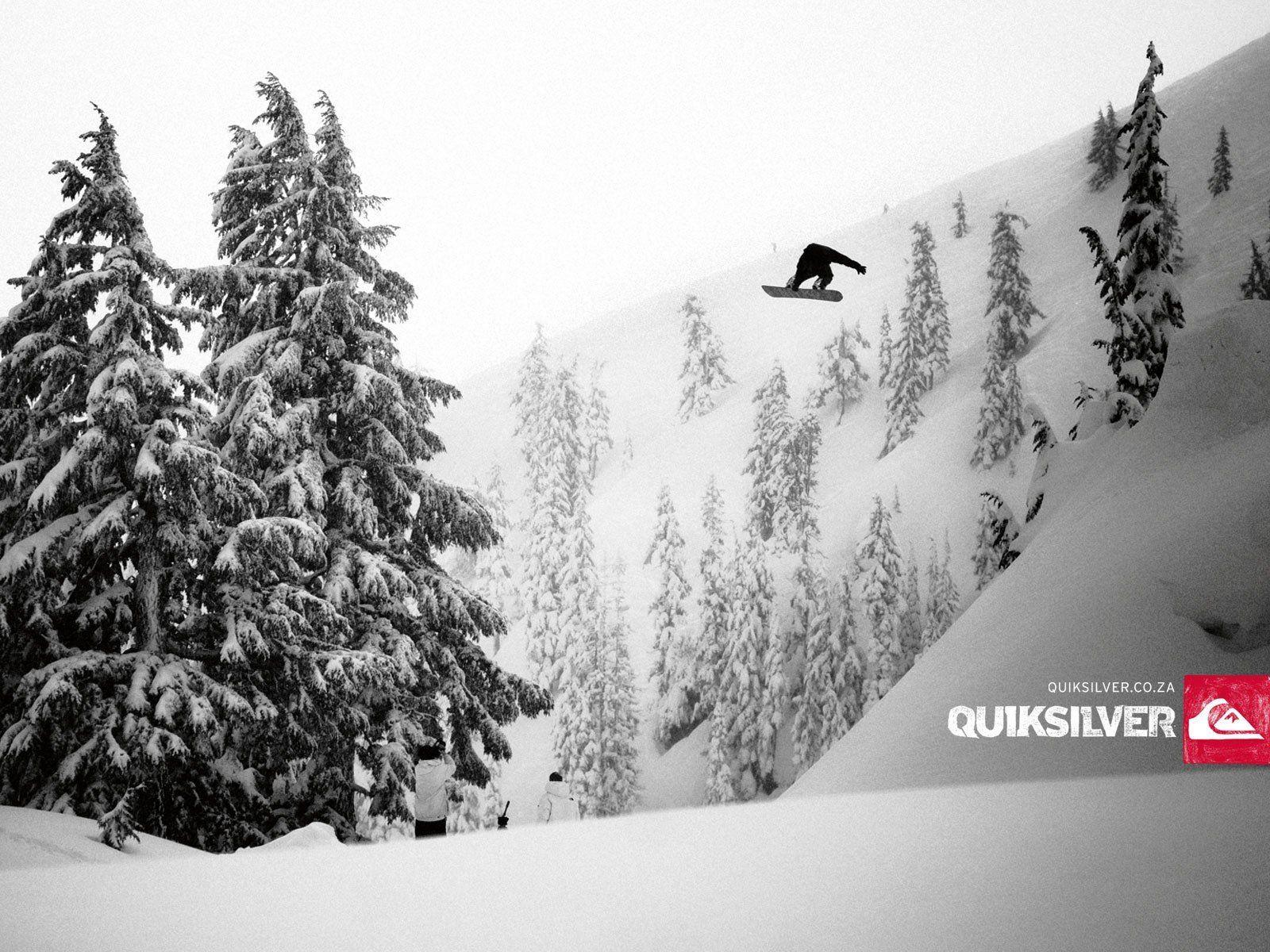 Download 1600x1200 snow snowboarding Quiksilver wallpaper
