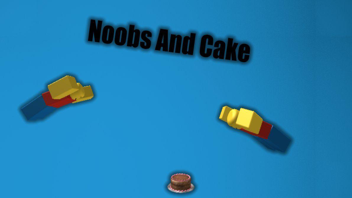 Noobs and cake a free roblox wallpapers by ExionTV