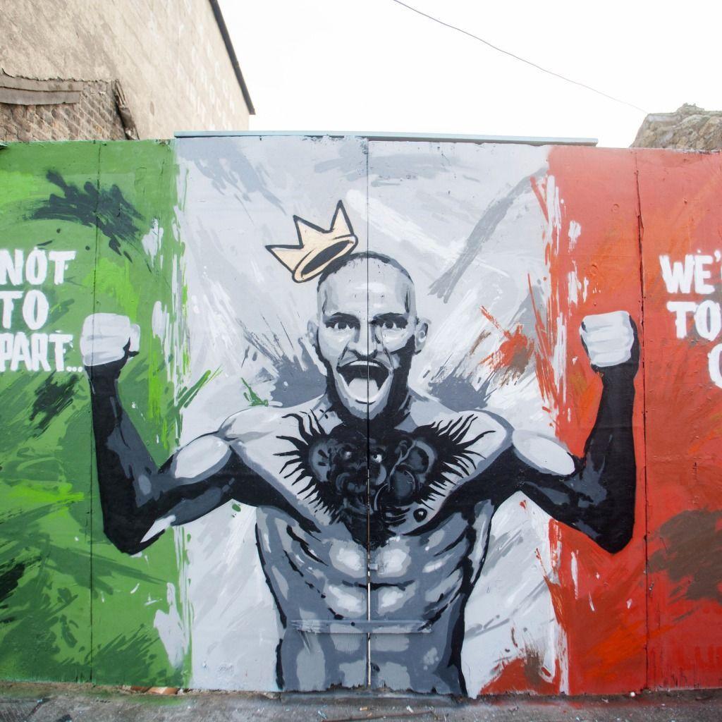 Wallpaper Conor McGregor, Conor McGregor, UFC, Grafiti image