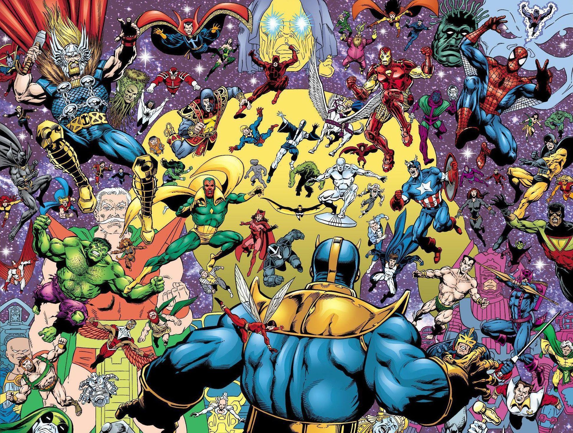 Thanos Marvel avengers free desktop background and wallpaper