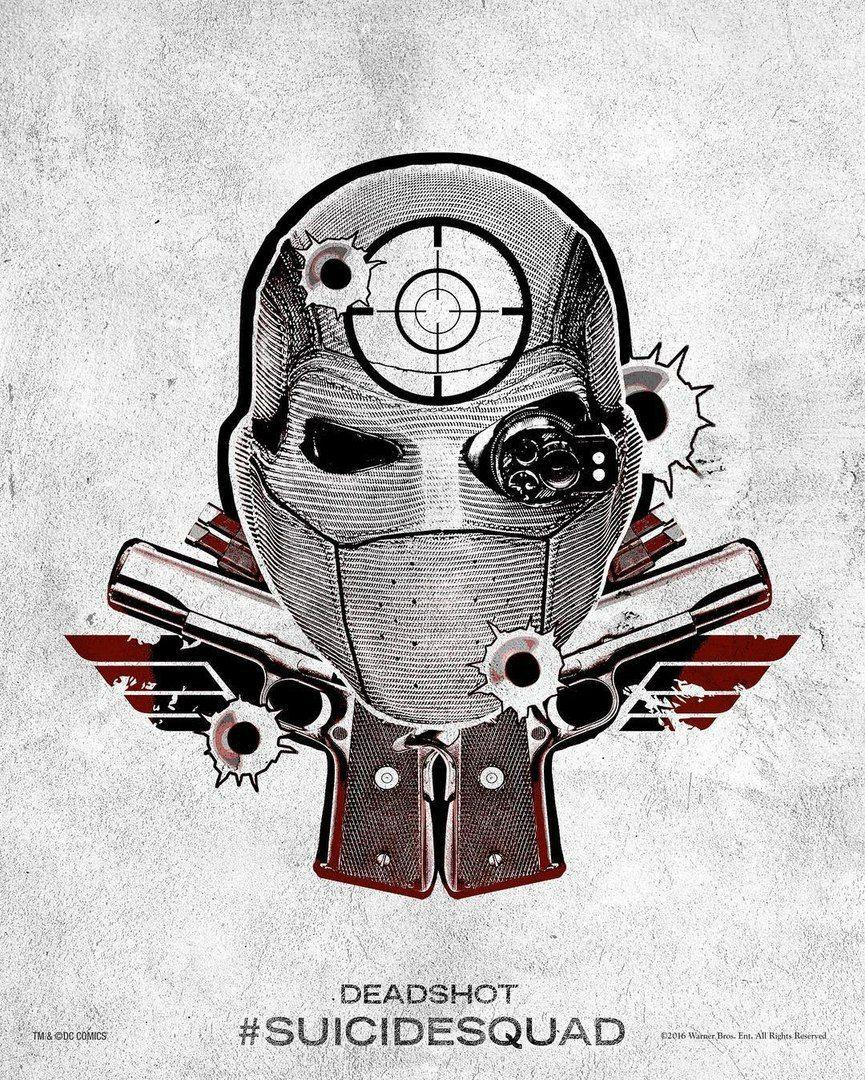 Suicide Squad Logo Deadshot wallpaper HD 2016 in Movies