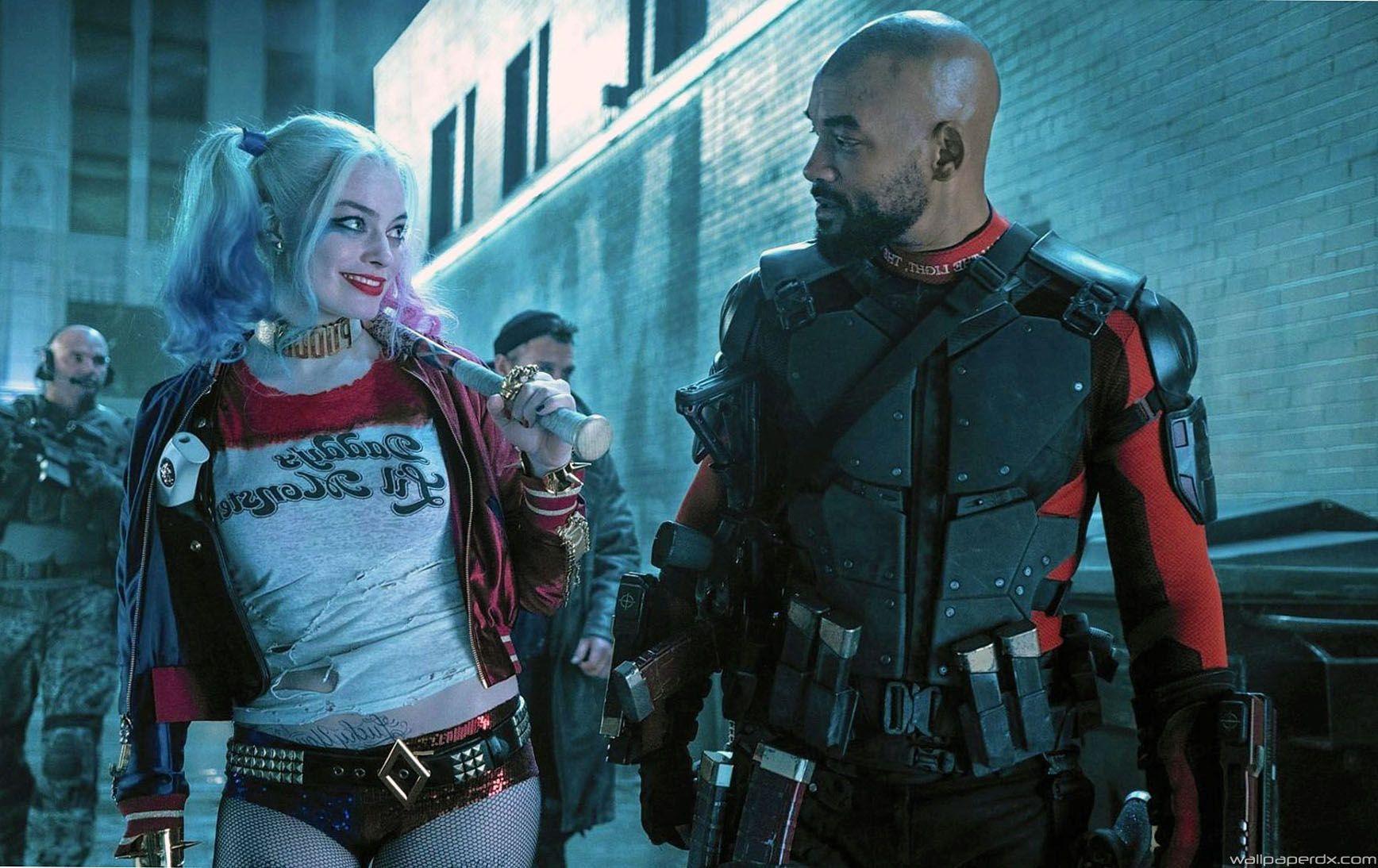 deadshot and harley quinn suicide squad 2016 wide full HD wallpaper