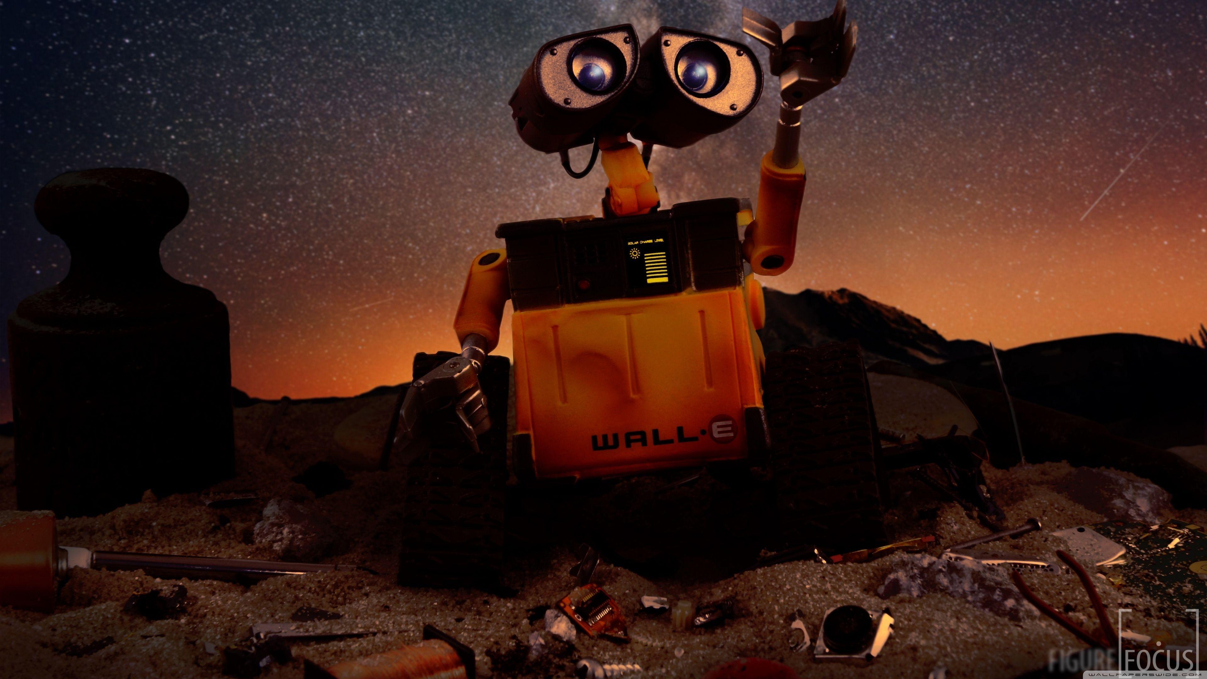 WALL E Robot HD Desktop Wallpaper, Widescreen, High Definition