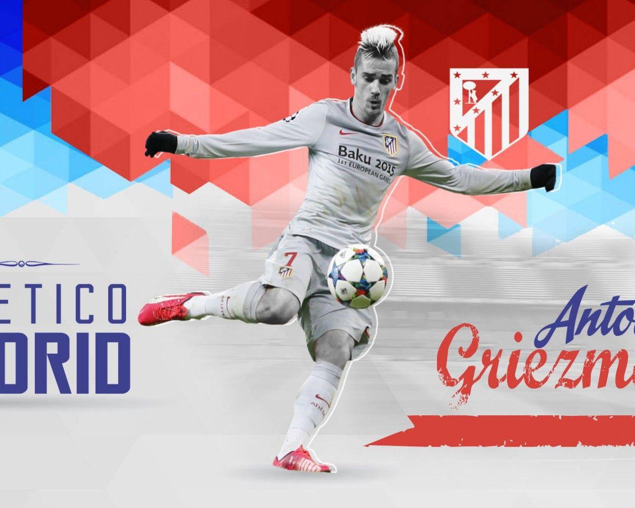 Antoine Griezmann Atletico Madrid Wallpaper Wallpaper HD