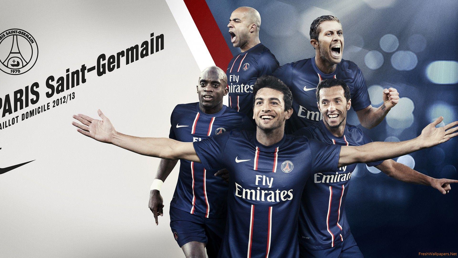 paris saint germain, footballers, team wallpaper