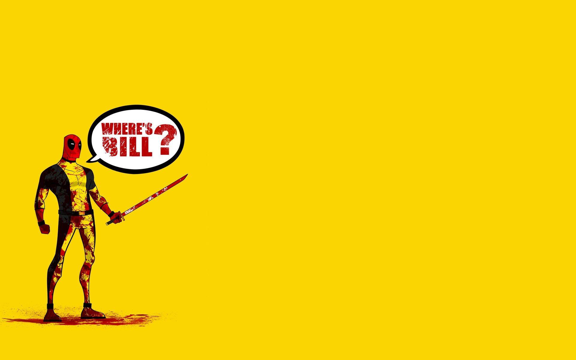 Deadpool Kill Bill Katana Wallpaper HD / Desktop and Mobile