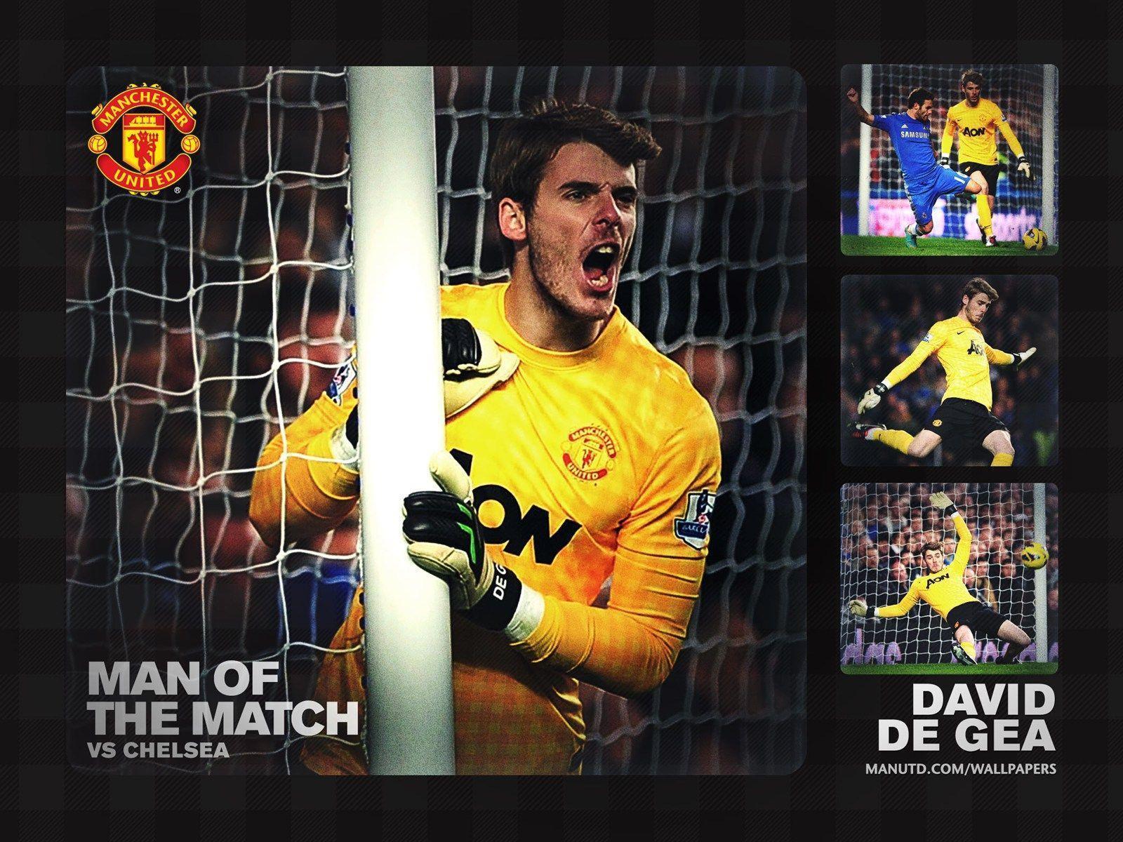 Manchester United David De Gea is the man of the match wallpaper