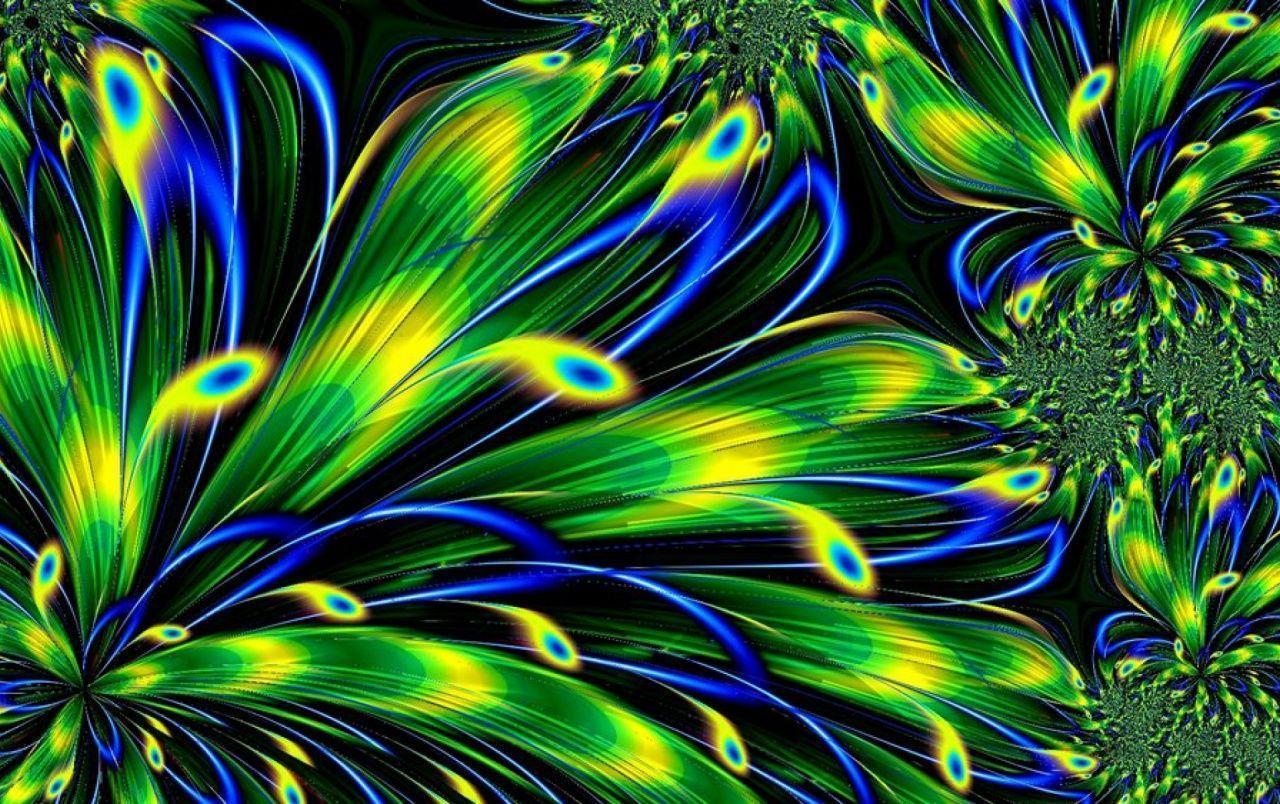 Abstract Peacock Feathers wallpapers
