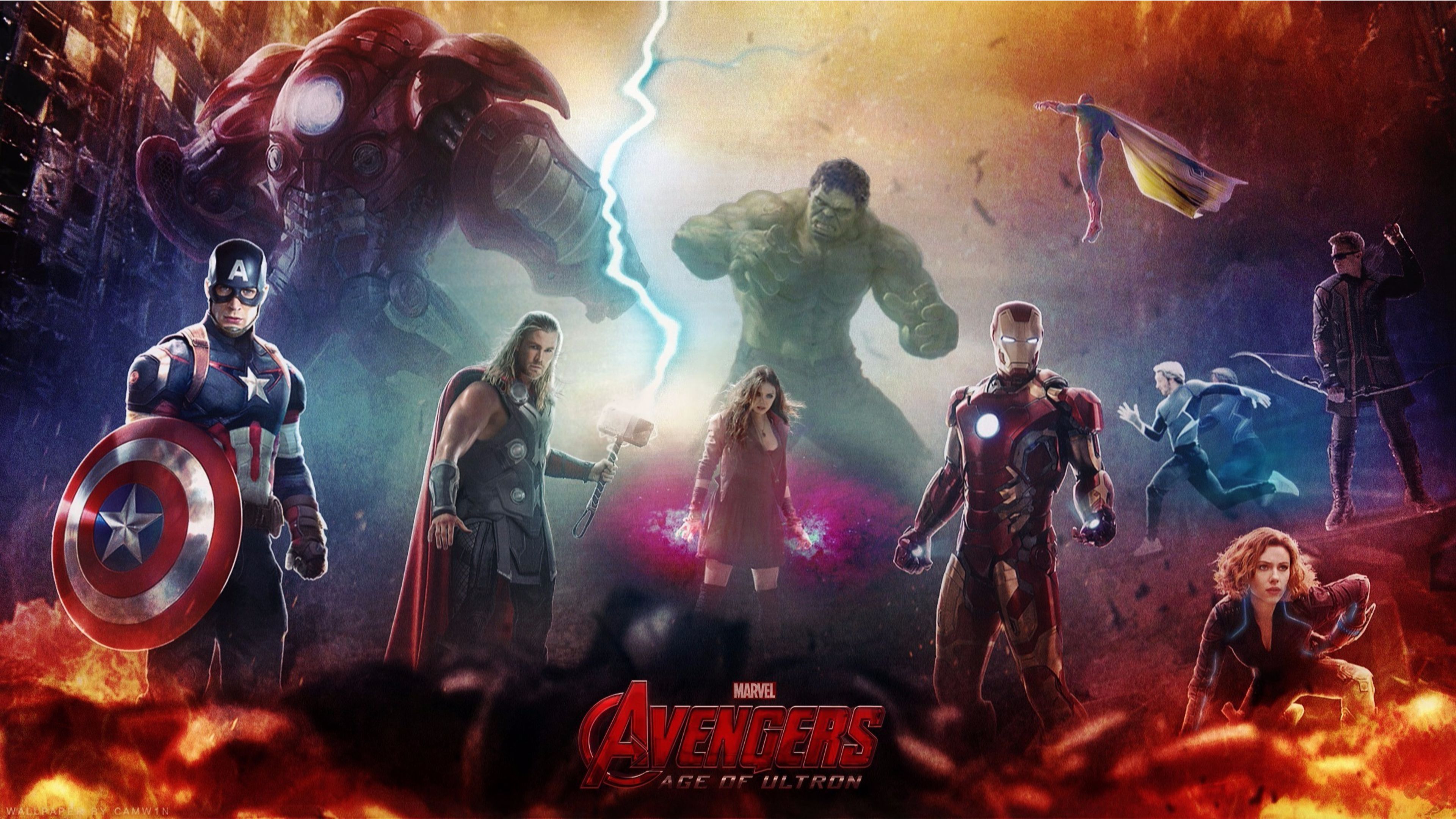 Avengers 4K wallpaper for your desktop or mobile screen free and easy to download
