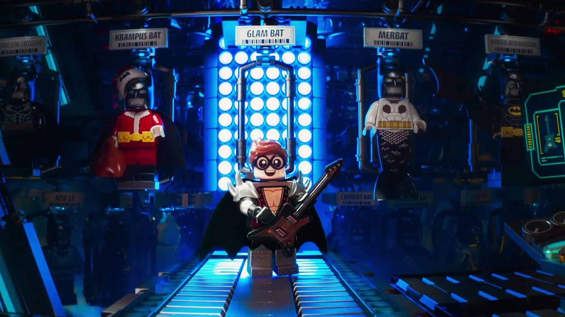 The LEGO Batman Movie Robin Holding Guitar Wallpaper 05580
