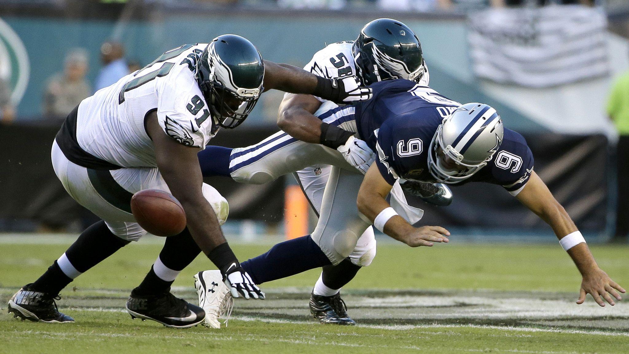 NFL Week 2: Cowboys beat Eagles but lose Romo; Manziel leads