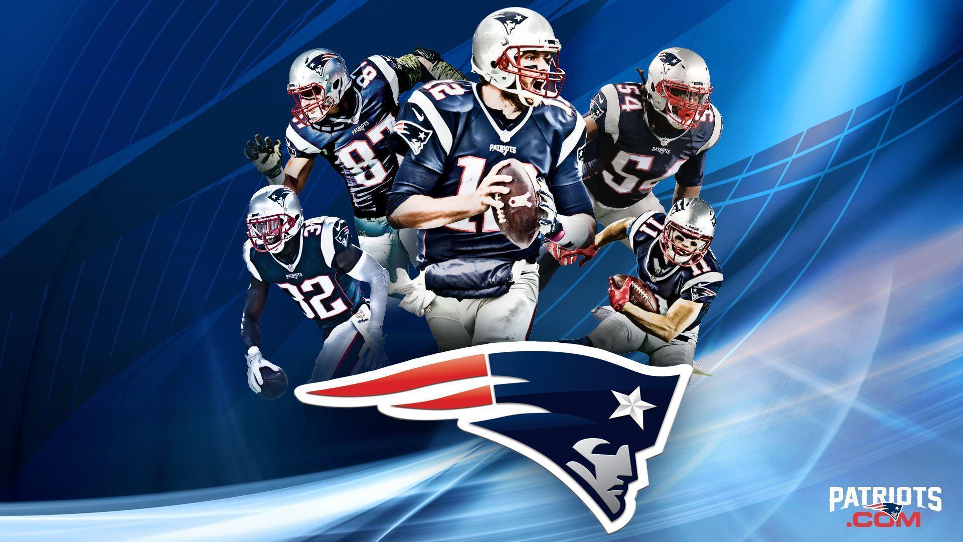 Free Wallpaper Of A New England Patriots Football Helmet