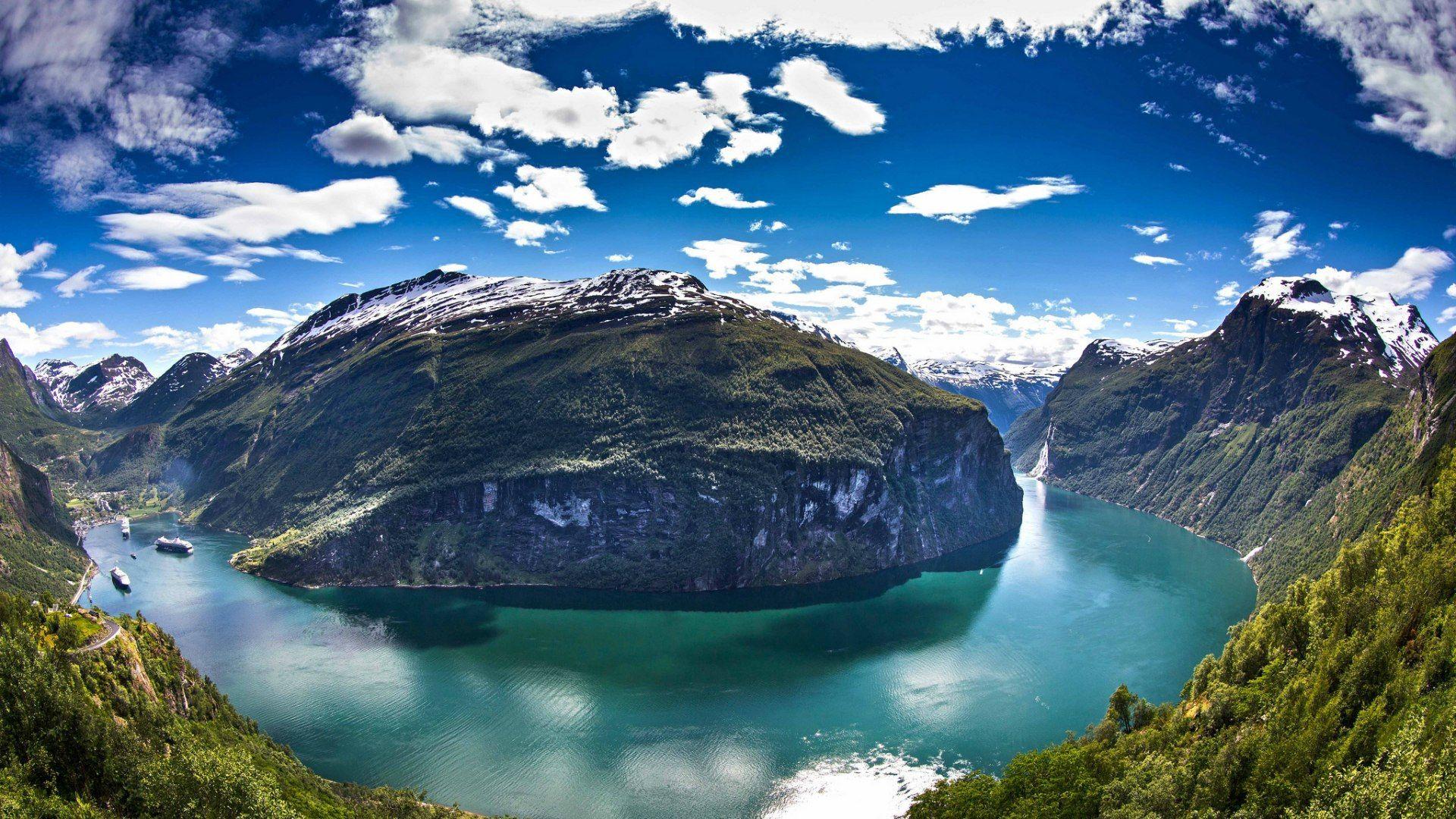 Fjord region Sunnmøre, Norway wallpaper and image