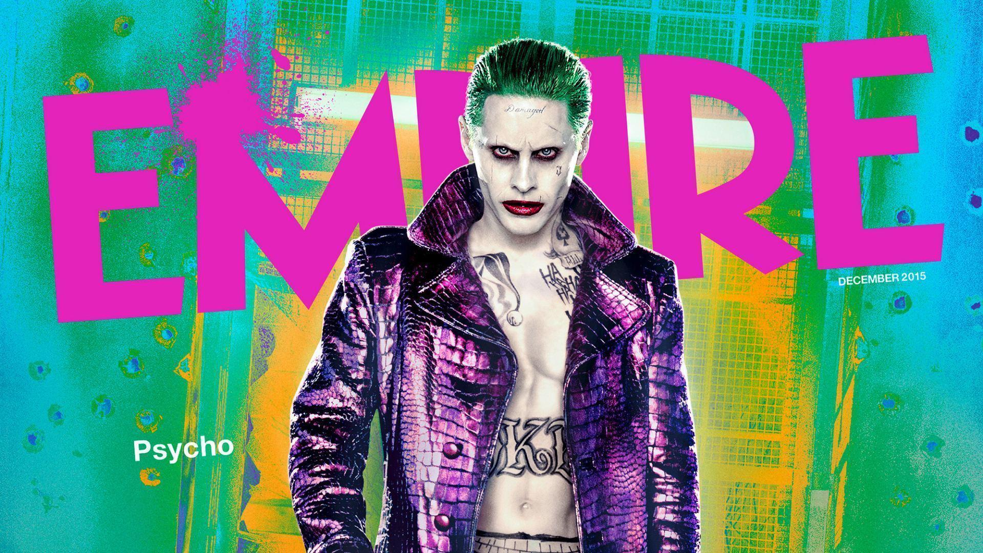 Jared Leto as "The Joker" in Suicide Squad Computer Wallpaper
