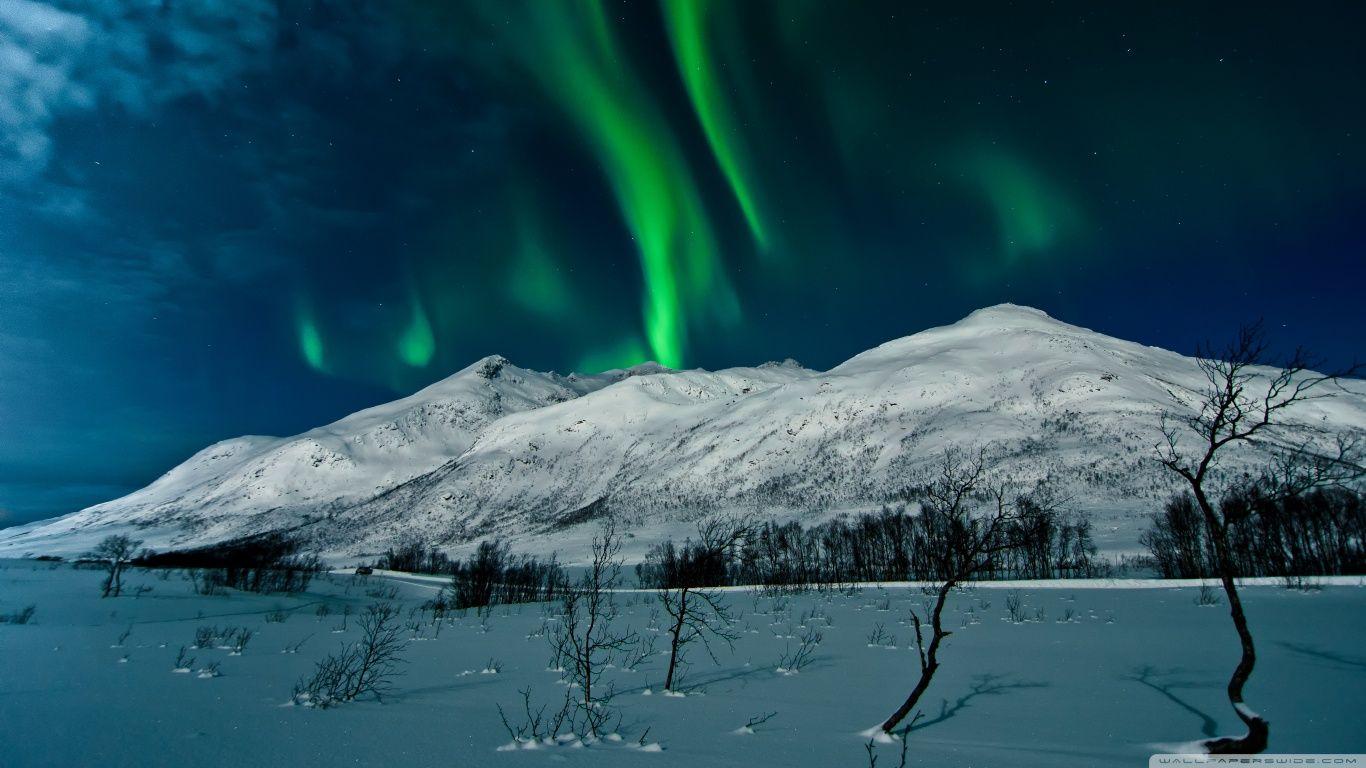 Aurora Borealis, Norway HD desktop wallpaper, Widescreen