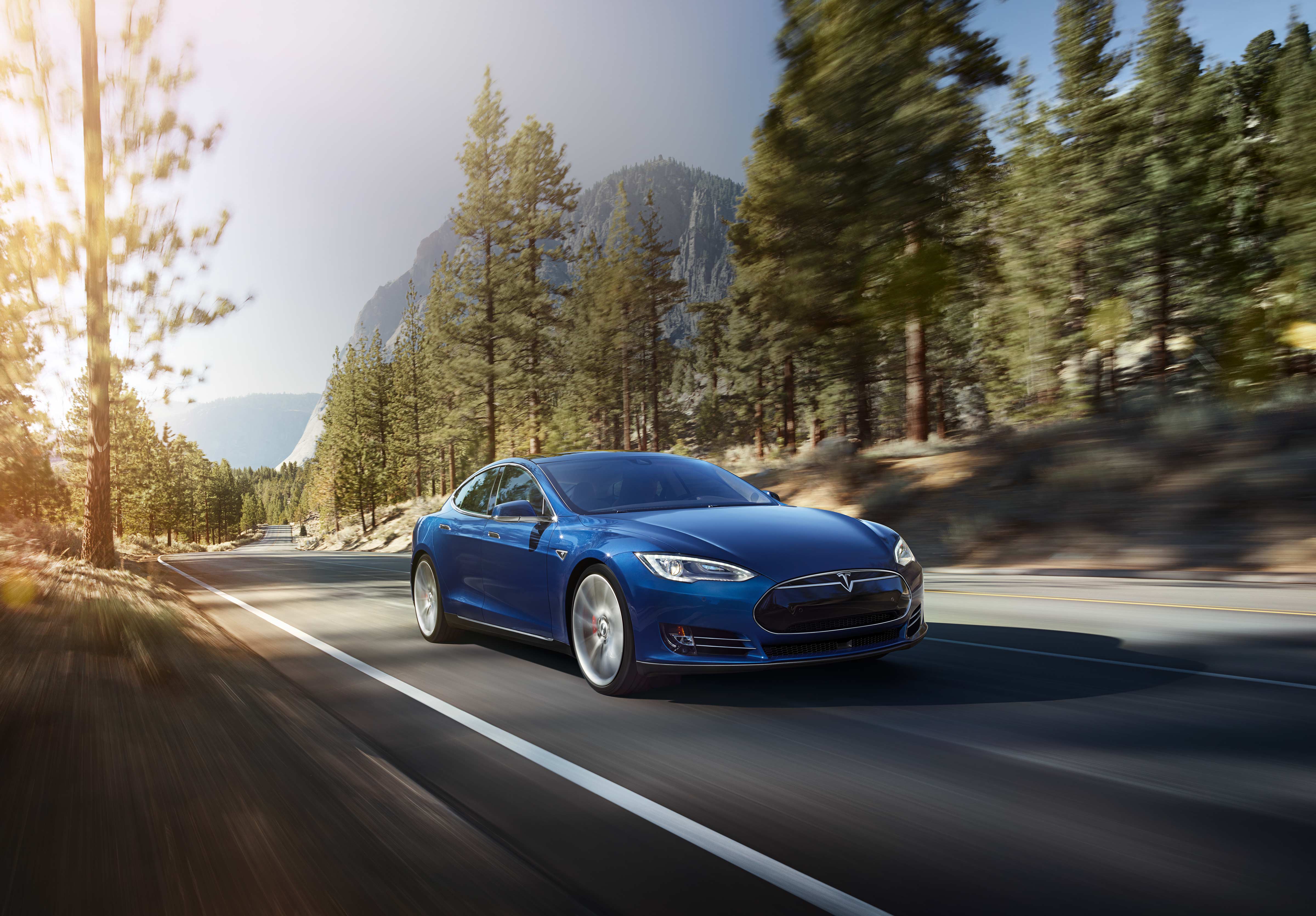 Tesla Model S Blue Wallpaper Wallpaper HQ