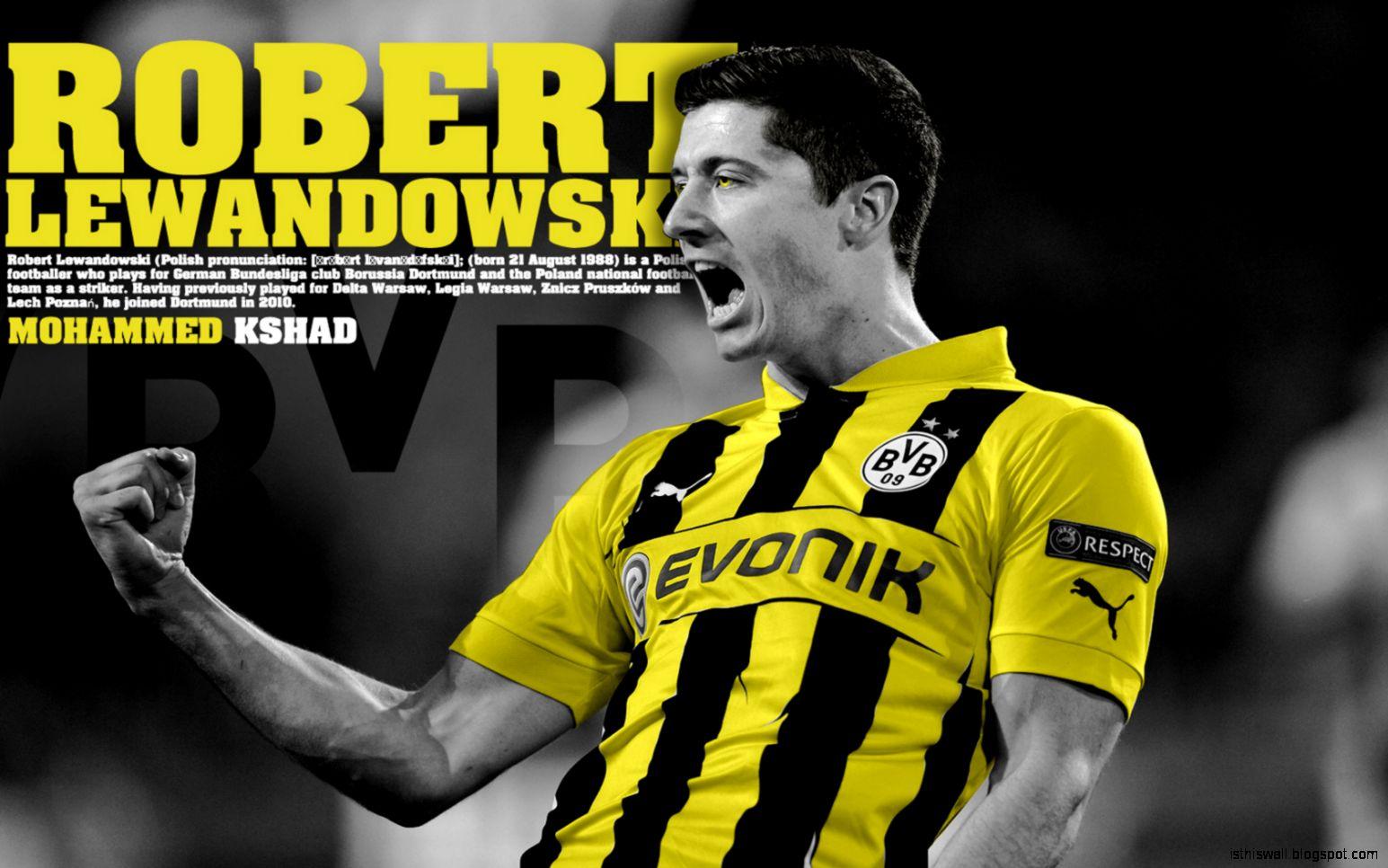 Robert Lewandowski Dortmund Wallpaper Cool Soccer Wallpaper