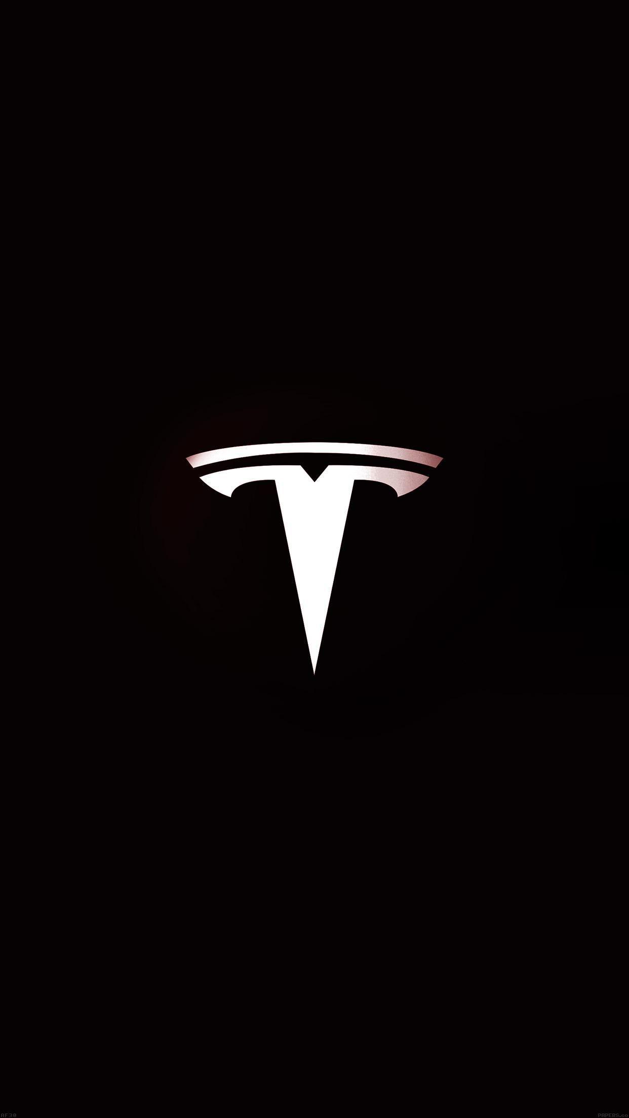 Tesla Motors Logo Art 6s Plus Wallpaper