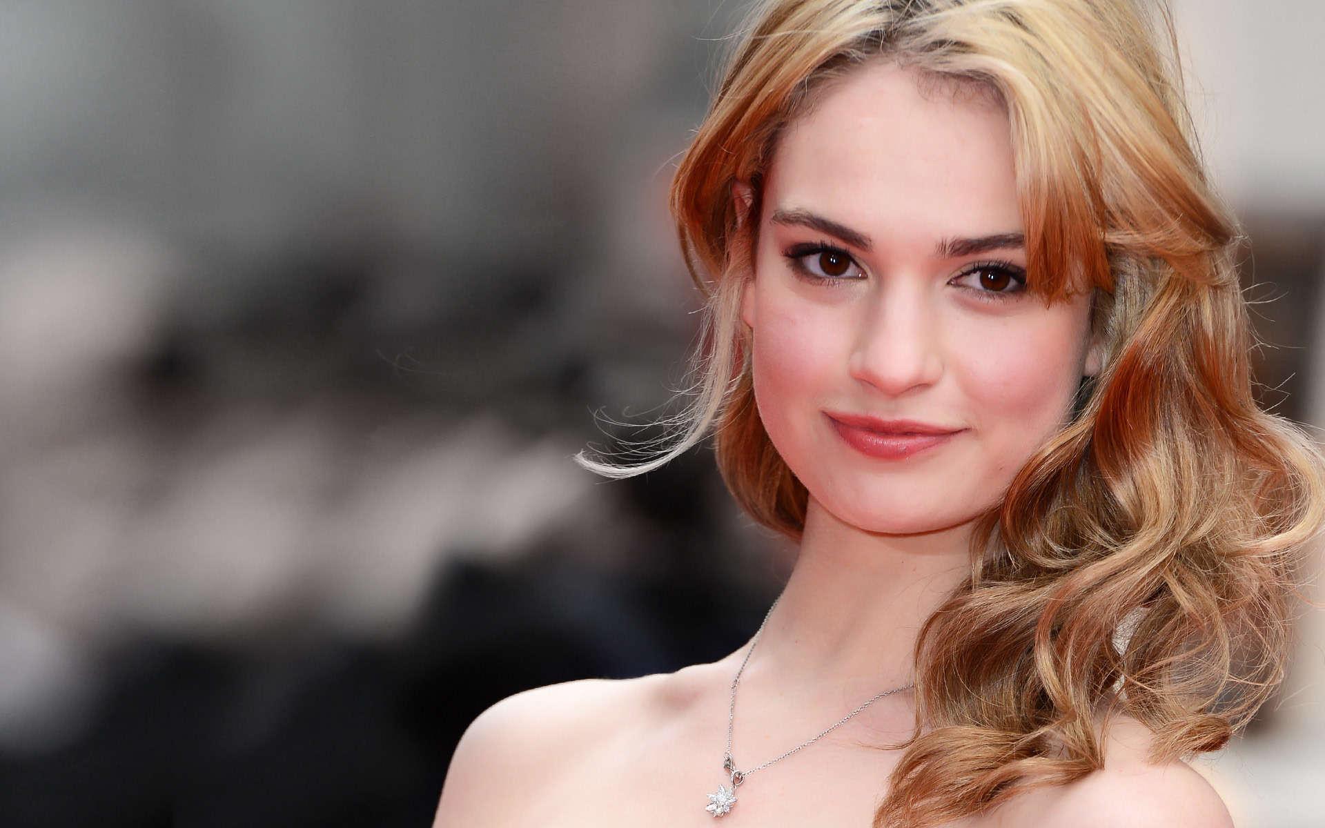 Lily James Wallpaper High Resolution and Quality Download