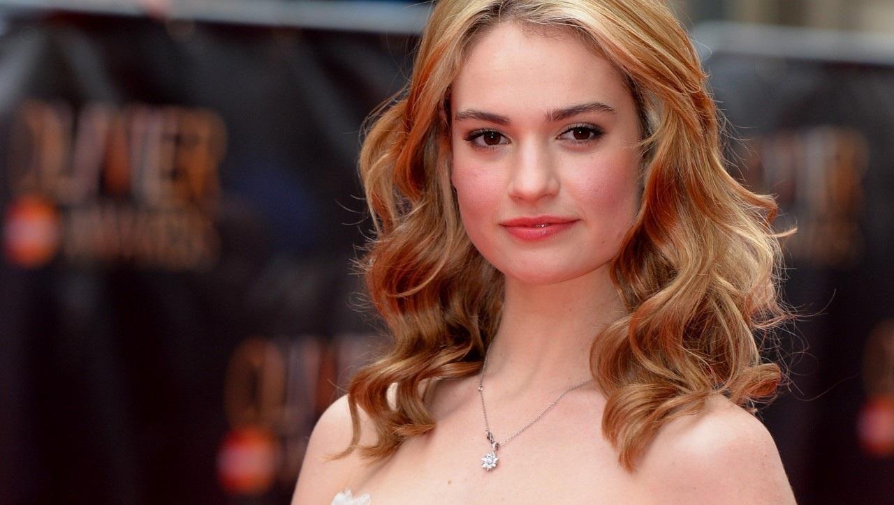 Lily James HD Desktop Wallpaper