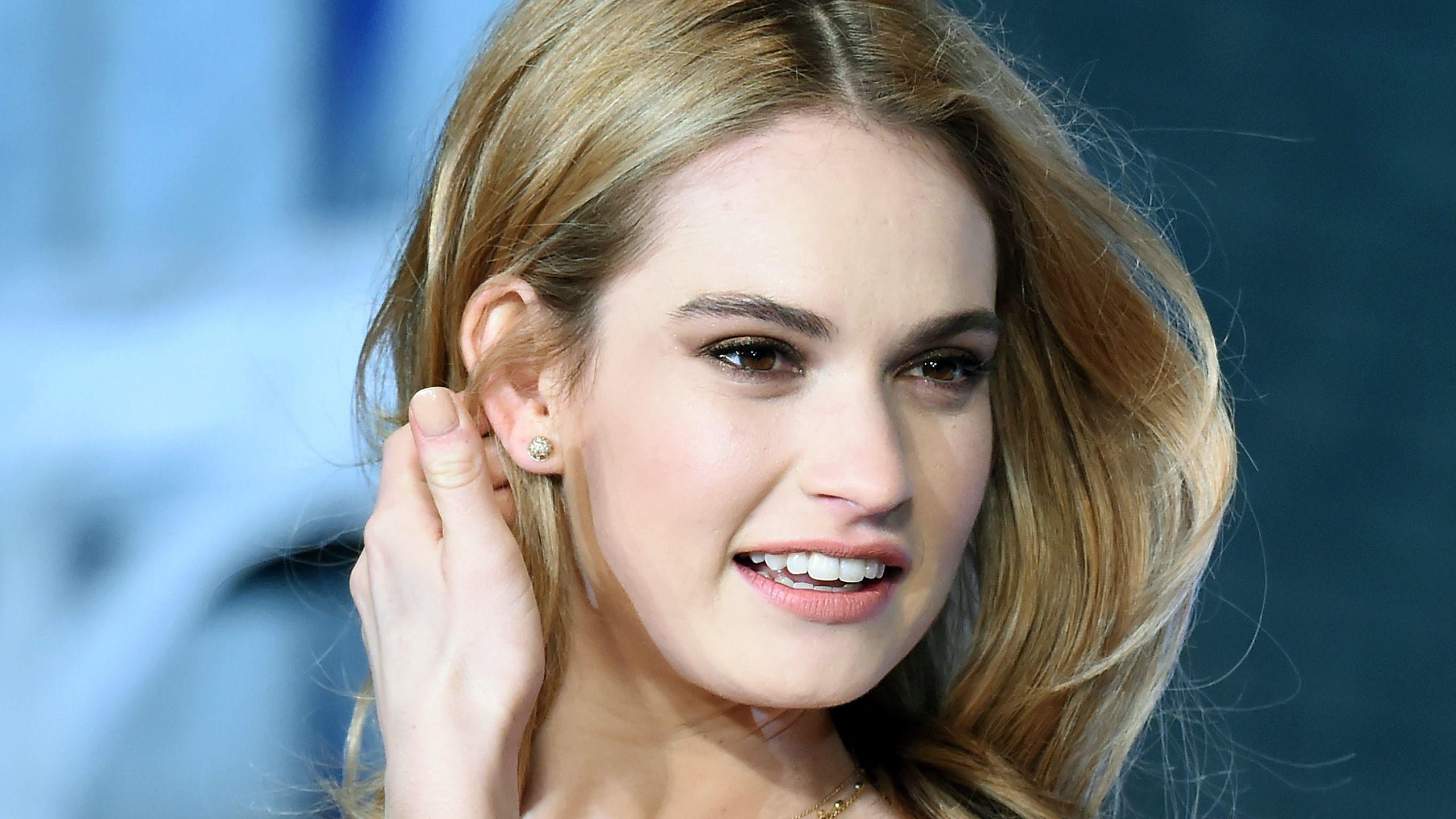 Lily James HD Wallpaper