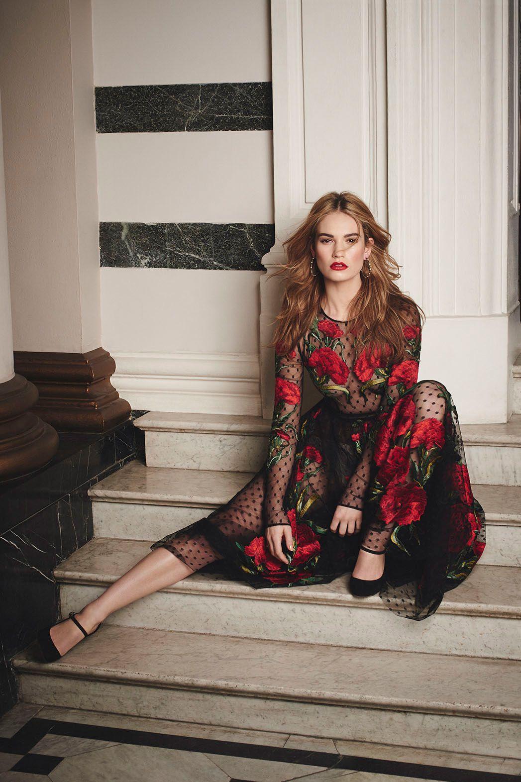 Fantastic Lily James Wallpaper. Full HD Picture
