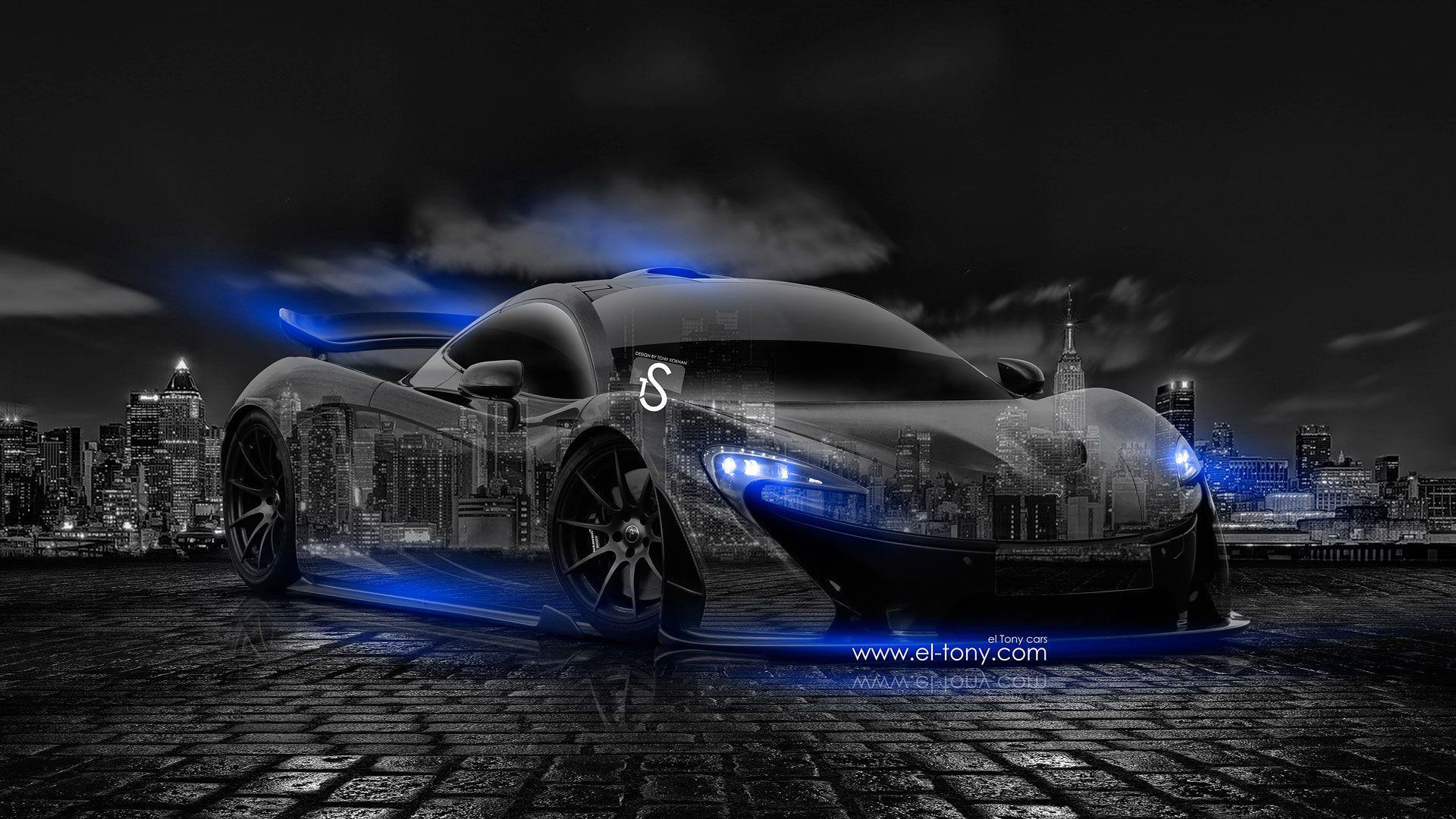 McLaren P1 Blue