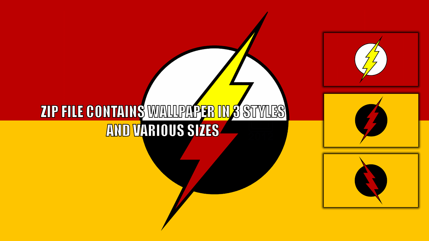 Flash and Professor Zoom Symbols Wallpapers Pack by MorganRLewis on