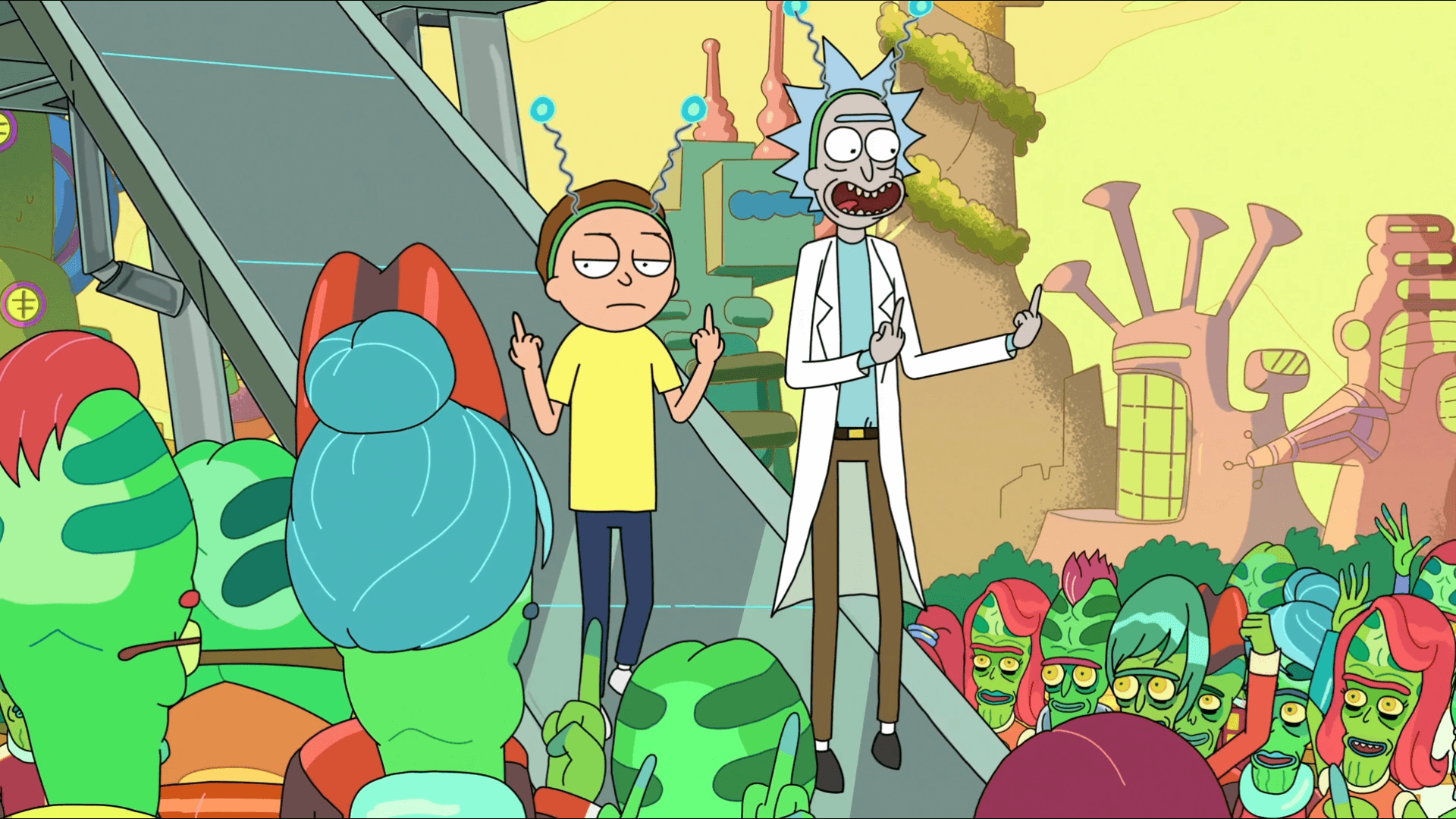 HD rick and morty wallpapers