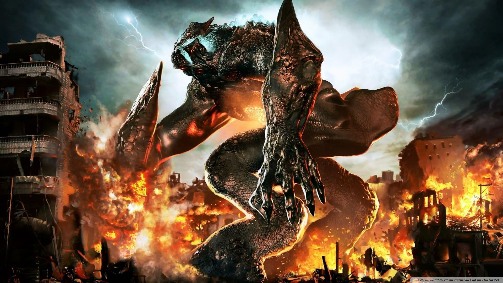 Pacific Rim Monster Kaiju HD desktop wallpaper, Widescreen, High