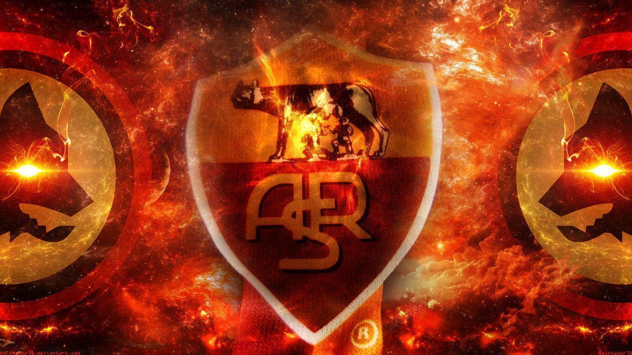 A.S. Roma Space Wallpaper