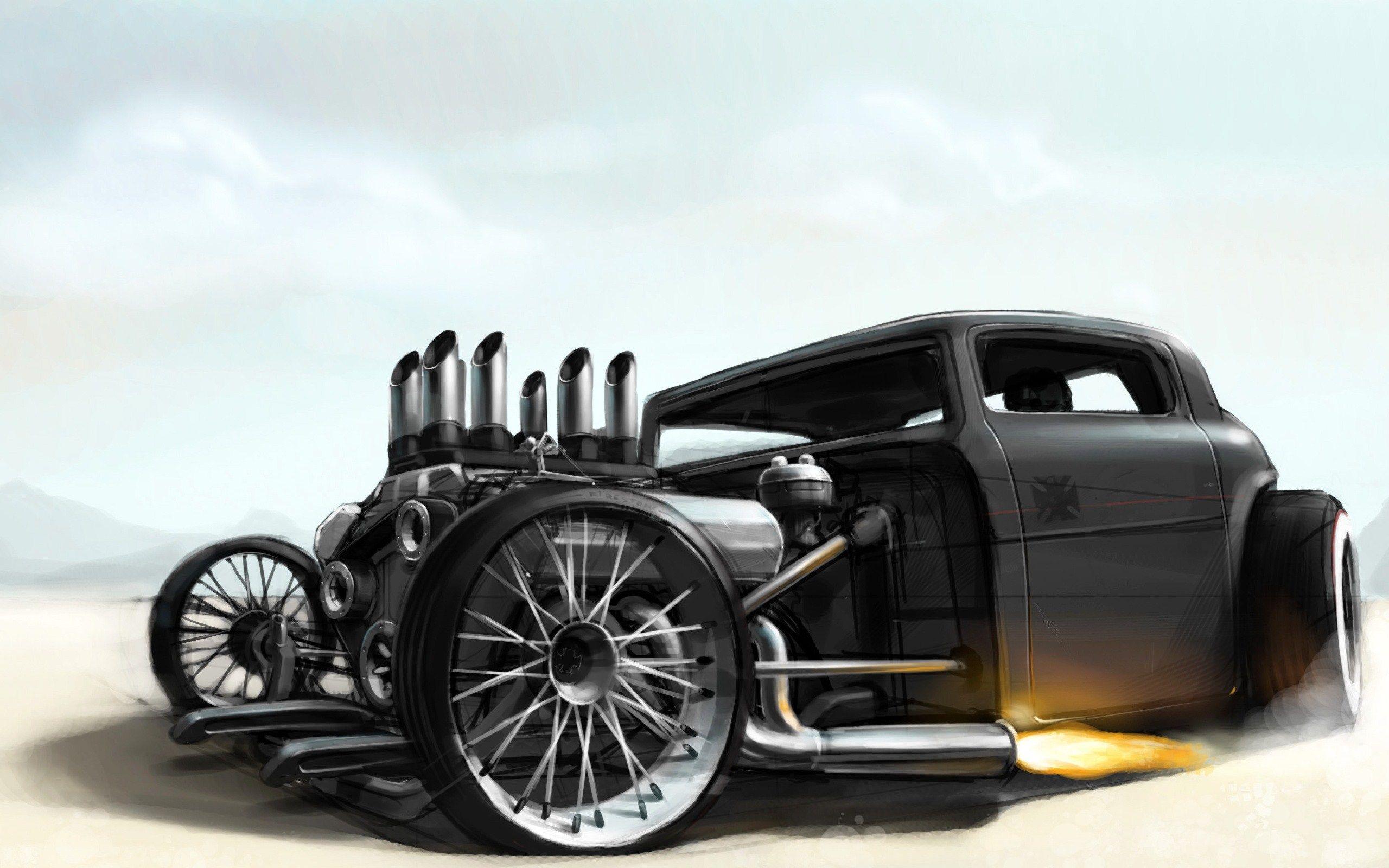 Rat rods, Cars and Wallpaper