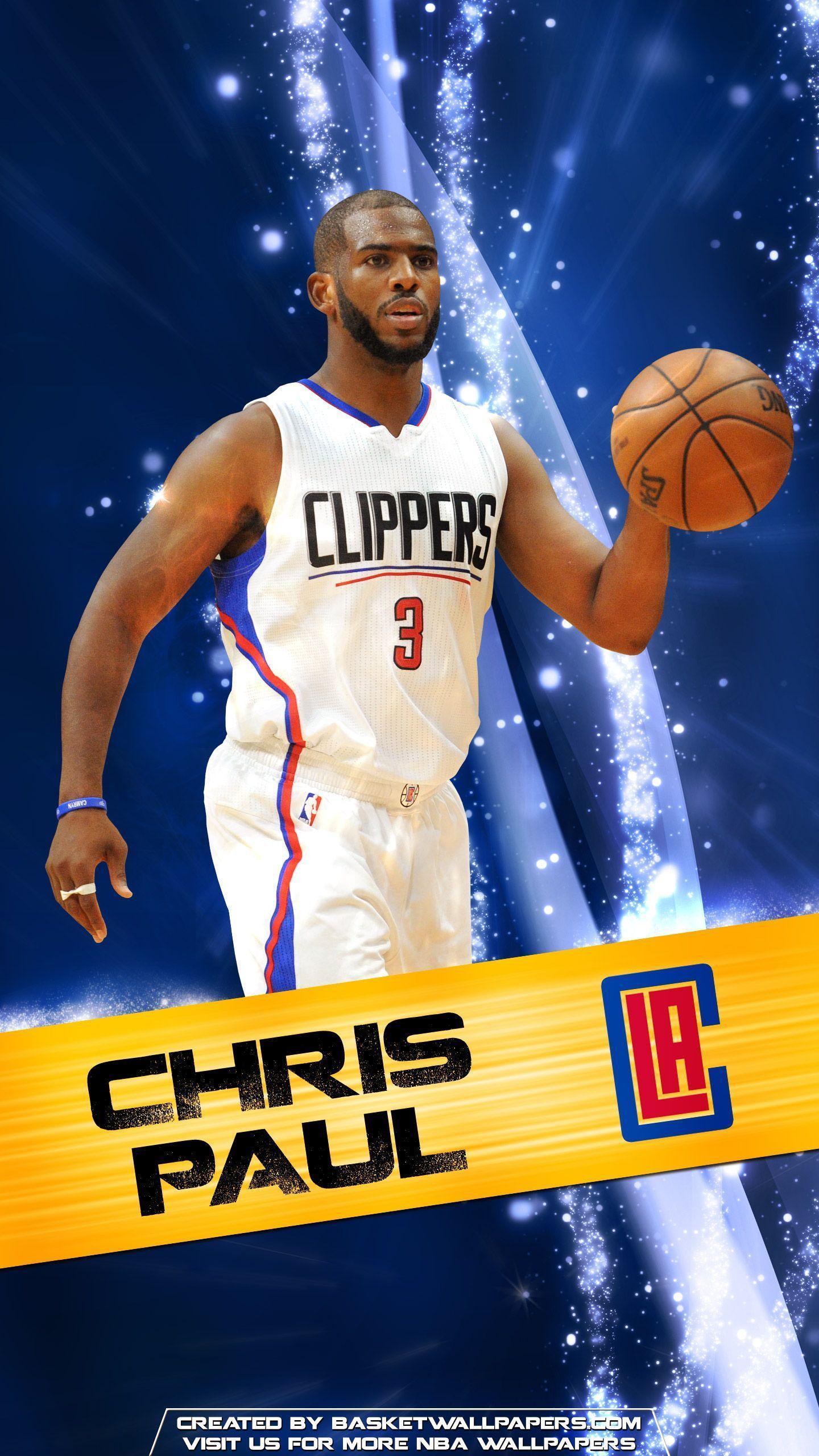 Chris Paul Los Angeles Clippers 2016 Mobile Wallpaper. Basketball