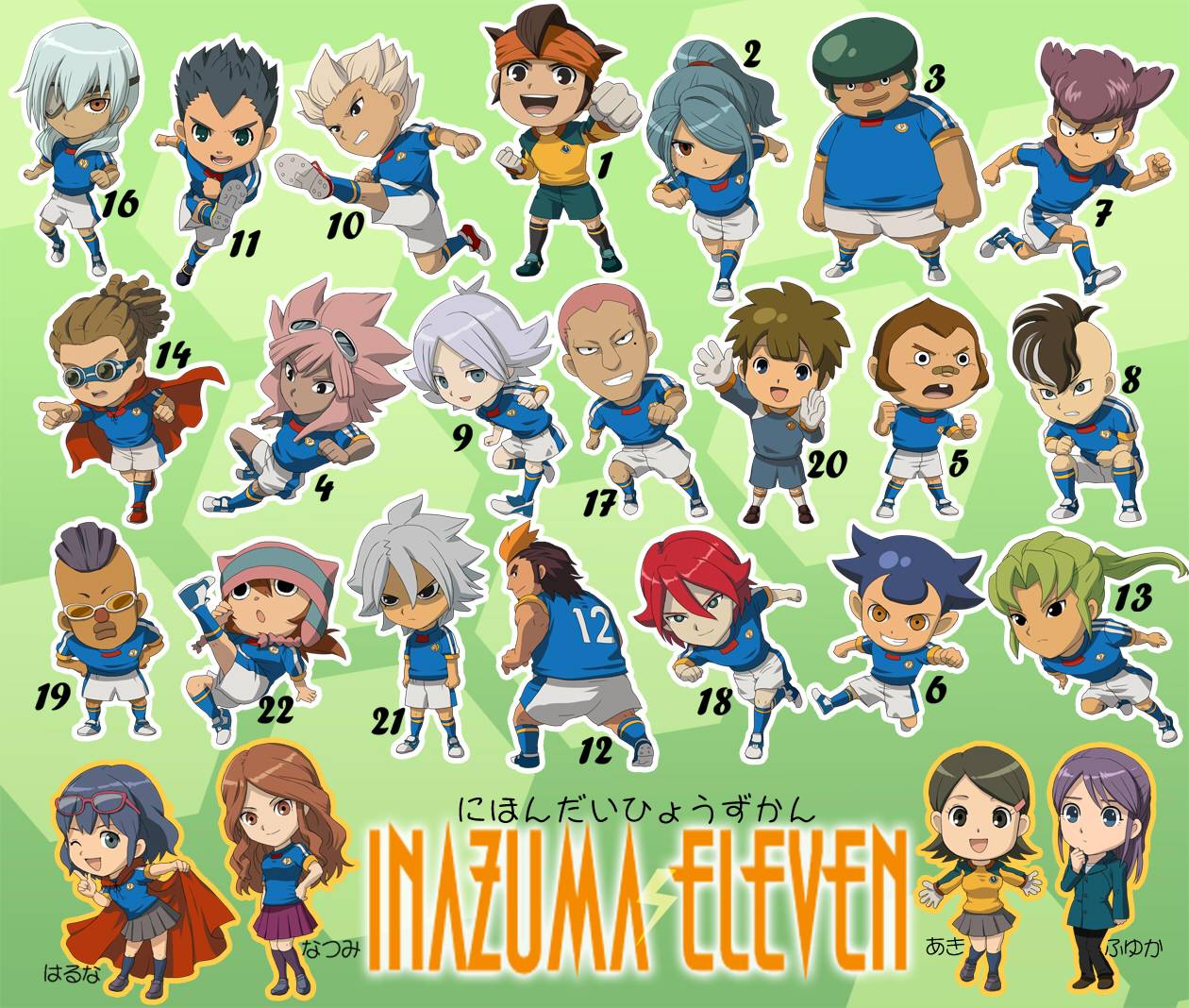 inazuma eleven go characters